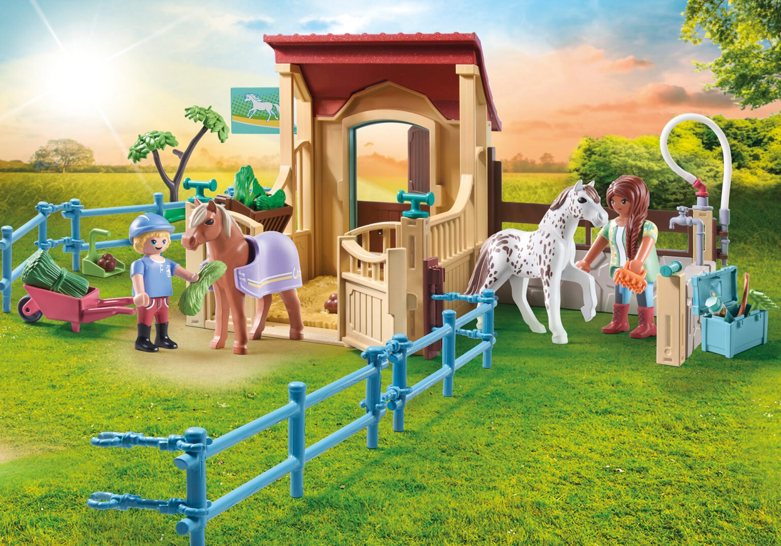 Playmobil 71494 Horses of Waterfall Riding stable ม้าแห่งวอเตอร์ฟอลล์ คอกม้า