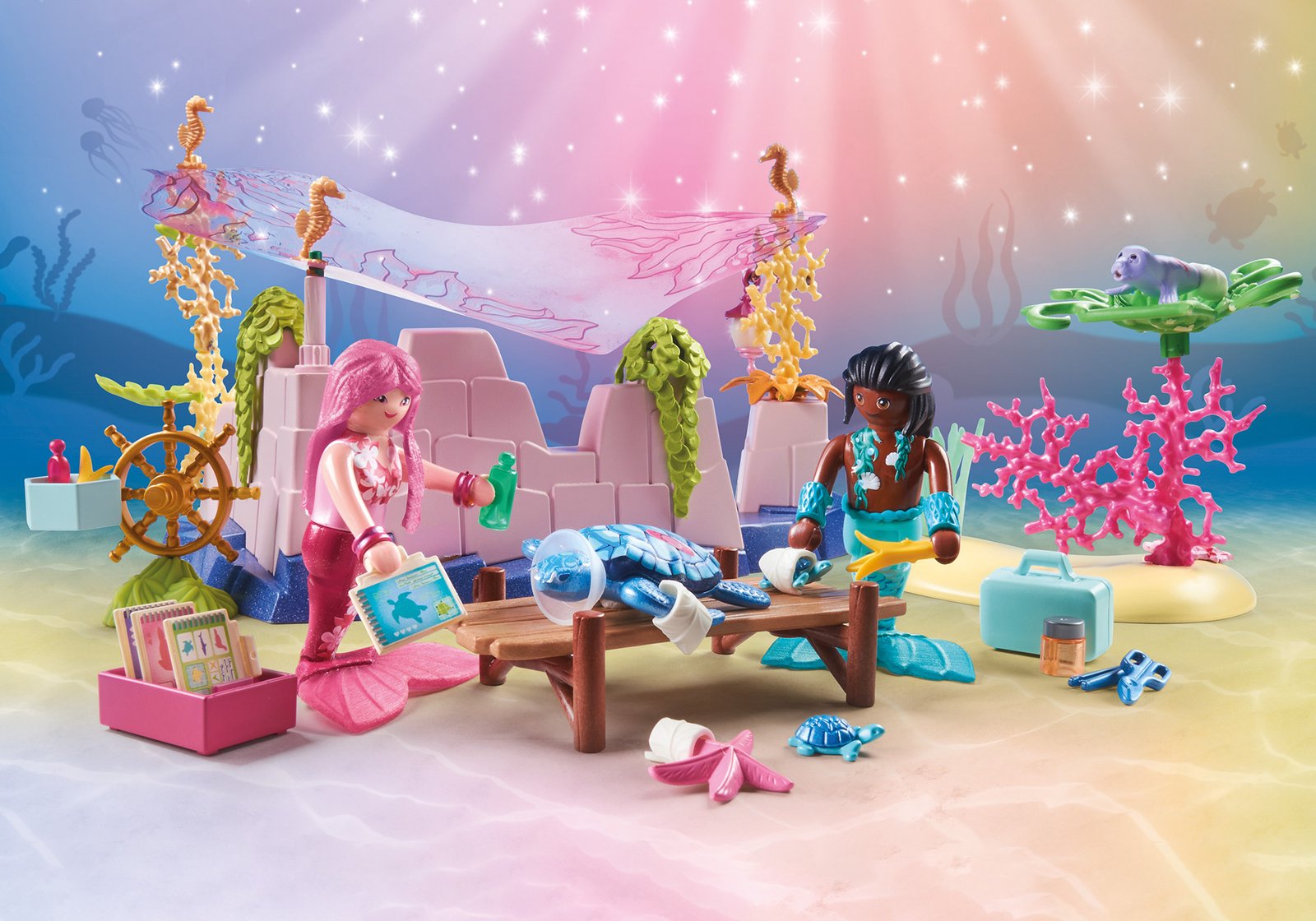 Playmobil 71499 Mermaid Animal Care เมอร์เมด การดูแลสัตว์น้ำใต้ทะเล - Image 4