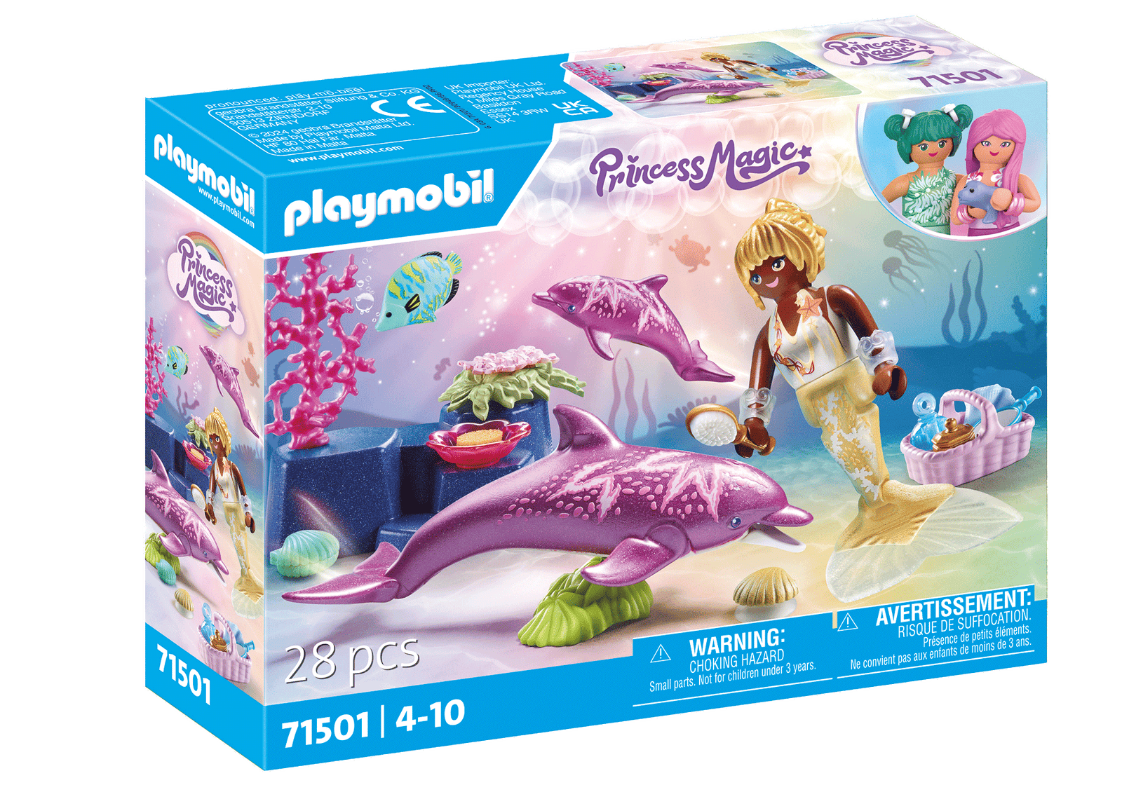 Playmobil 71501 Mermaid with Dolphins เมอร์เมด นางเงือกกับโลมา - Image 2