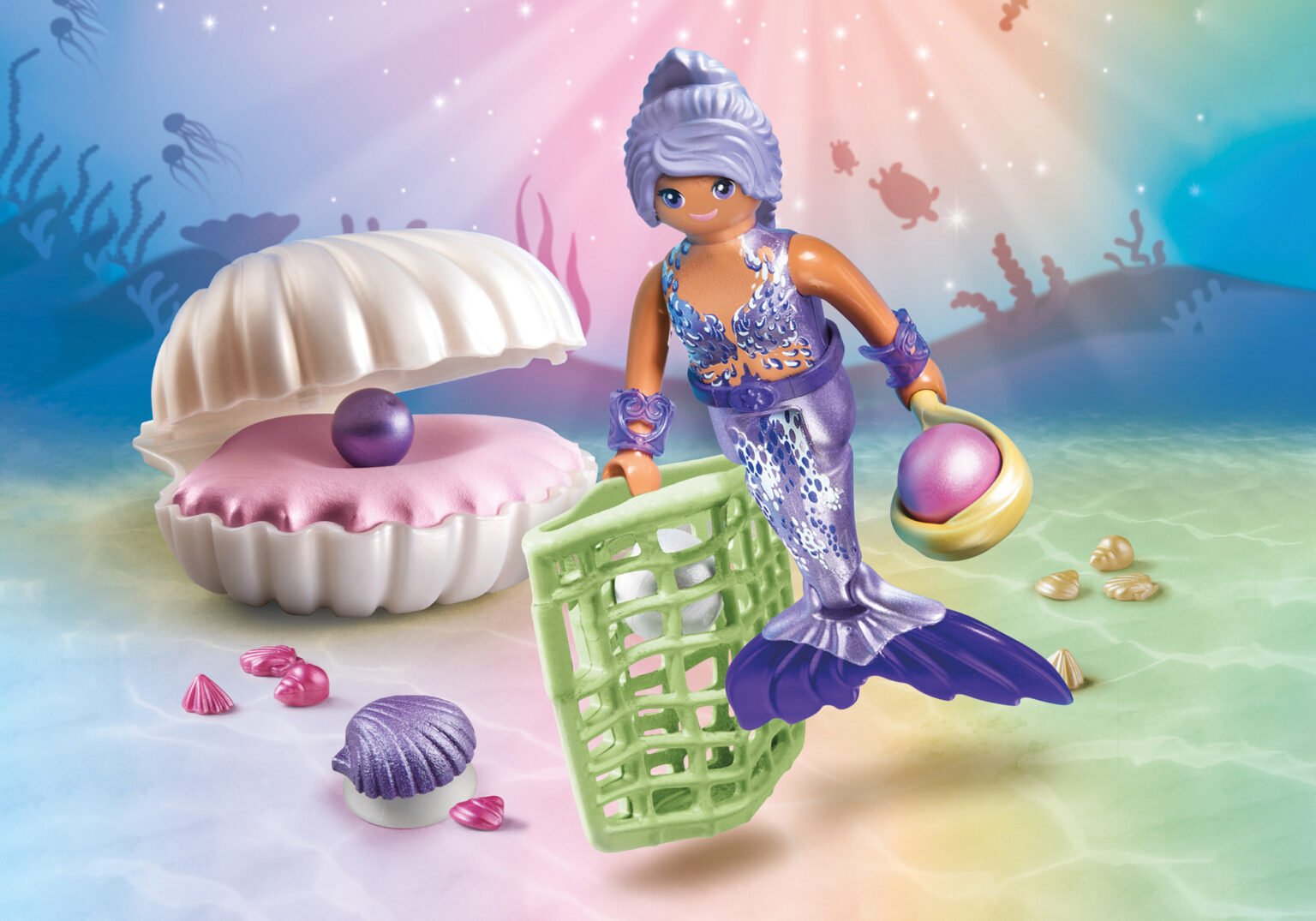 Playmobil 71502 Mermaid with Pearl Seashell เมอร์เมด นางเงือกกับเปลือกหอยมุก