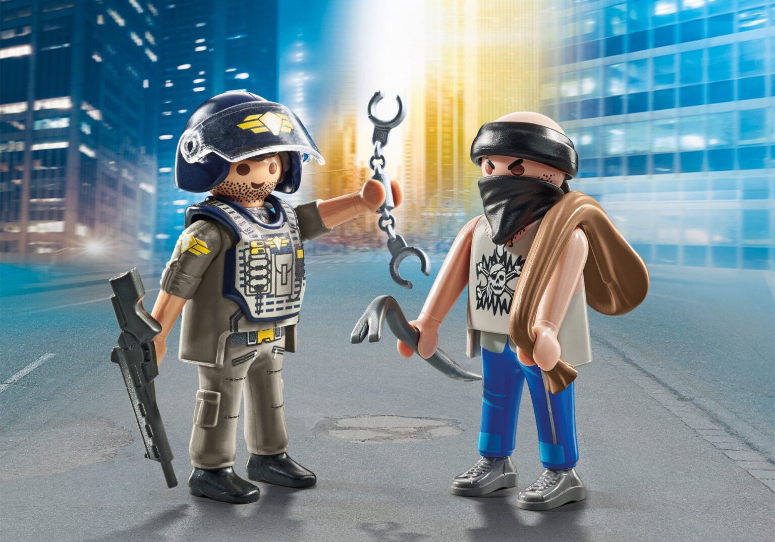 Playmobil 71505 Duo Pack Tactical Police with Thief ดูโอ้ หน่วย SWAT และโจร