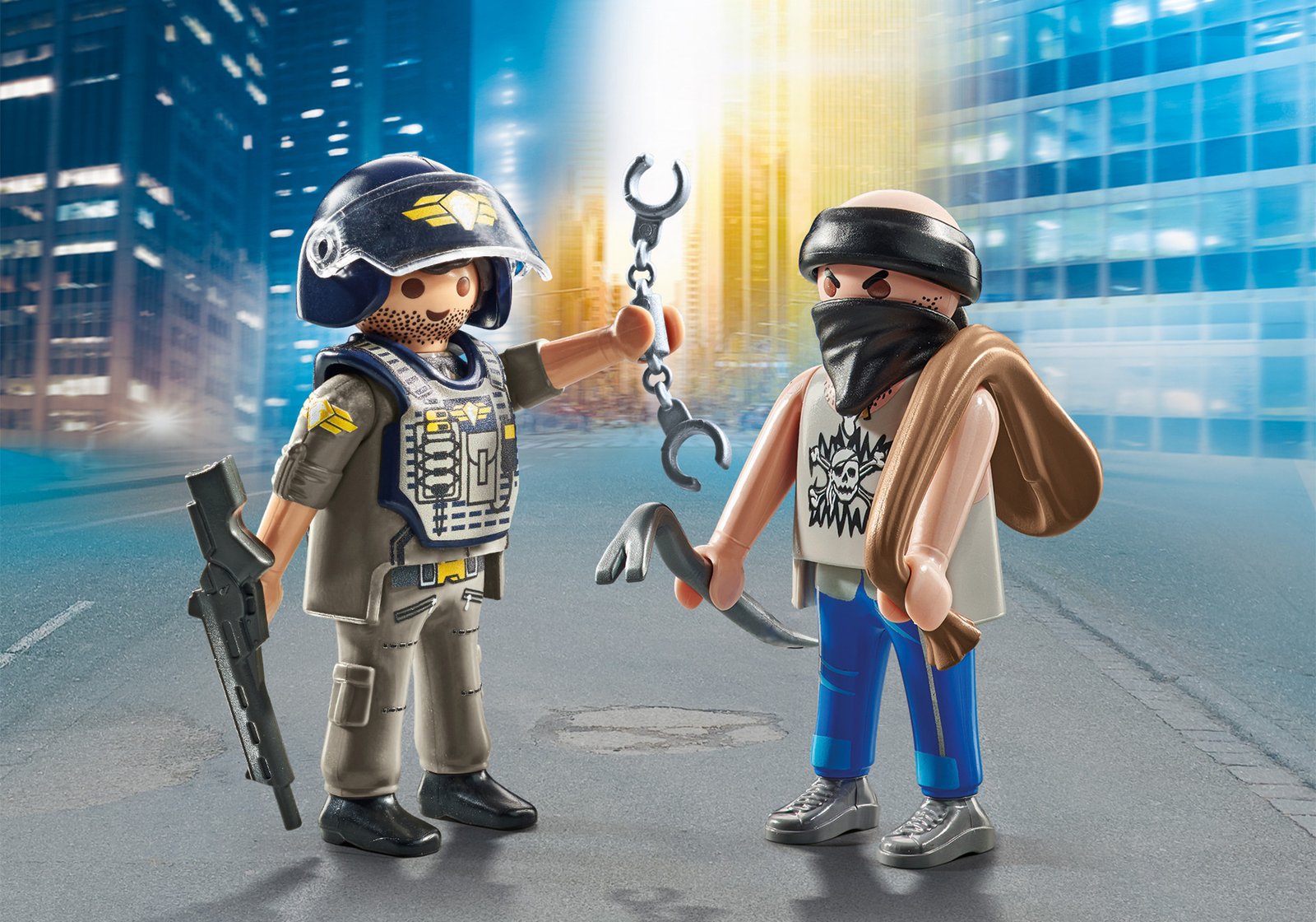 Playmobil 71505 Duo Pack Tactical Police with Thief ดูโอ้ หน่วย SWAT และโจร