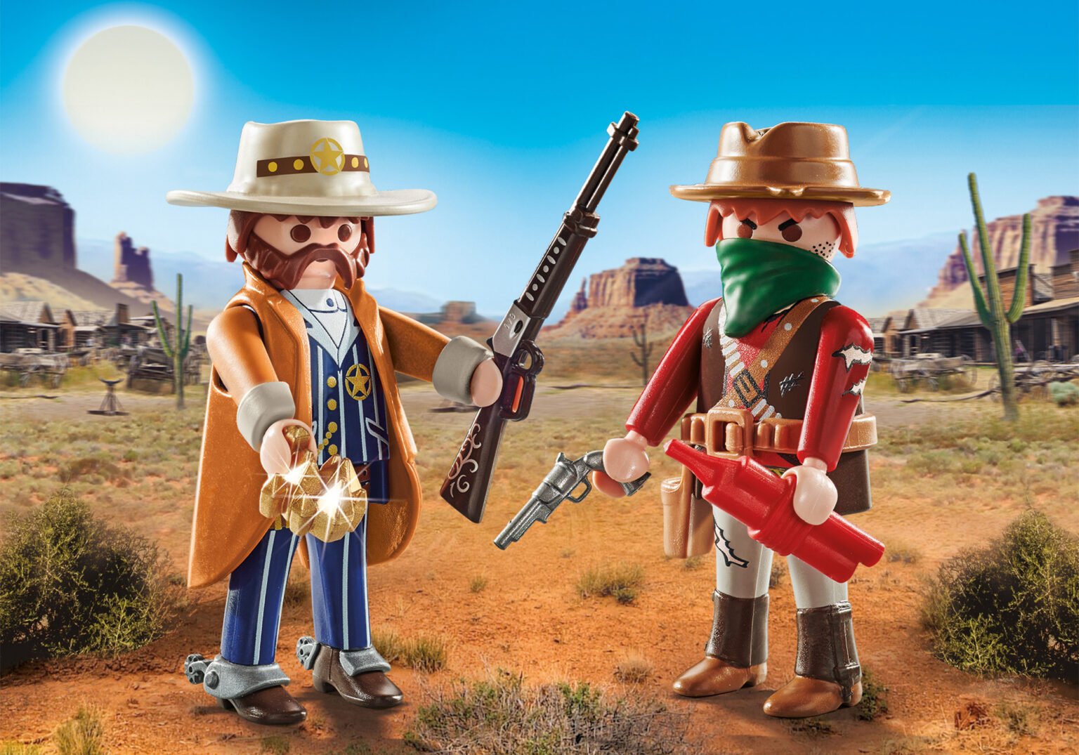 Playmobil 71508 Duo Pack Bandit and Sheriff ดูโอ้ โจรและนายอำเภอ