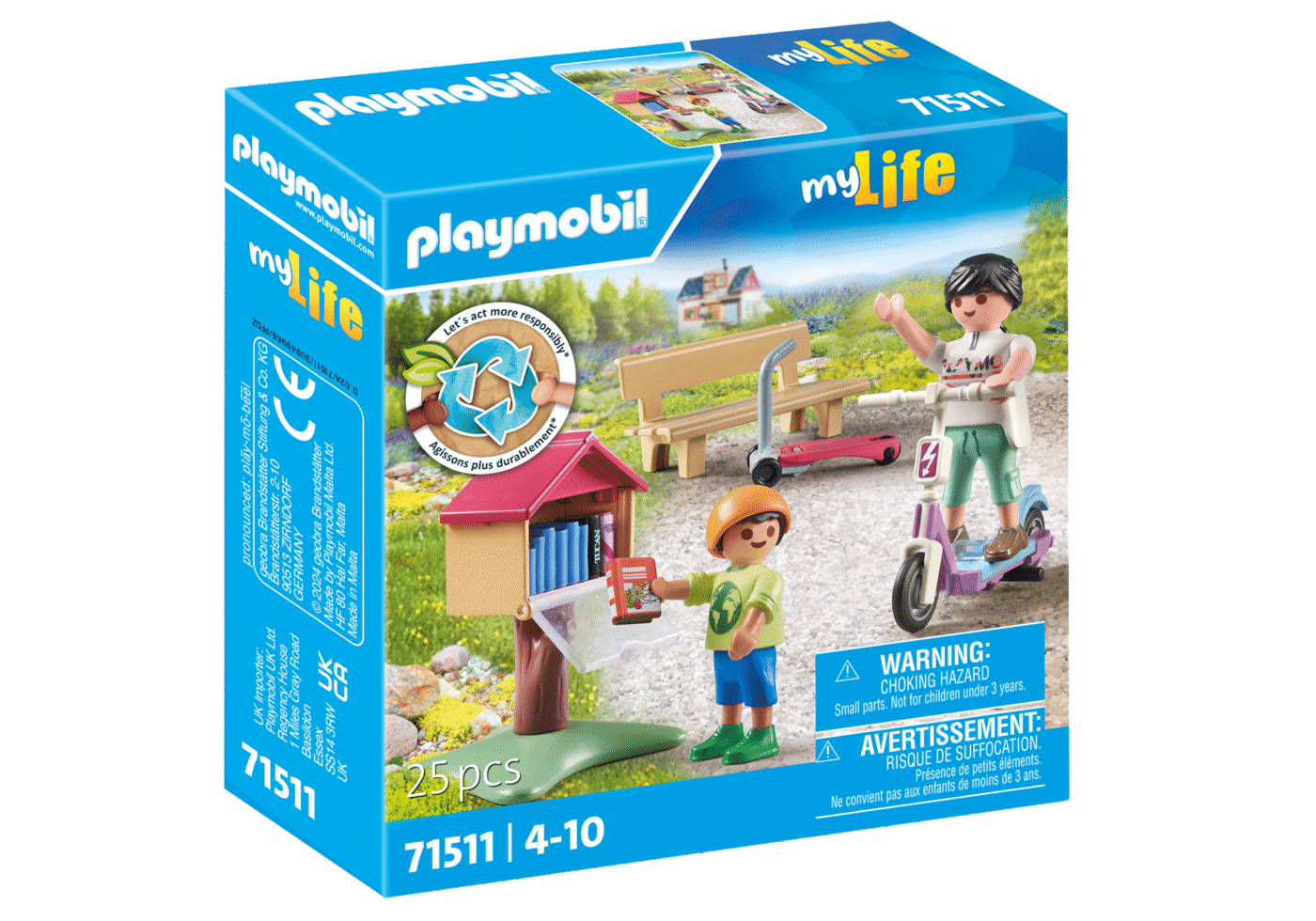 Alternative view of Playmobil 71511 Tiny House Book Exchange ไทนี่เฮ้าส์ ตู้แลกเปลี่ยนหนังสือ