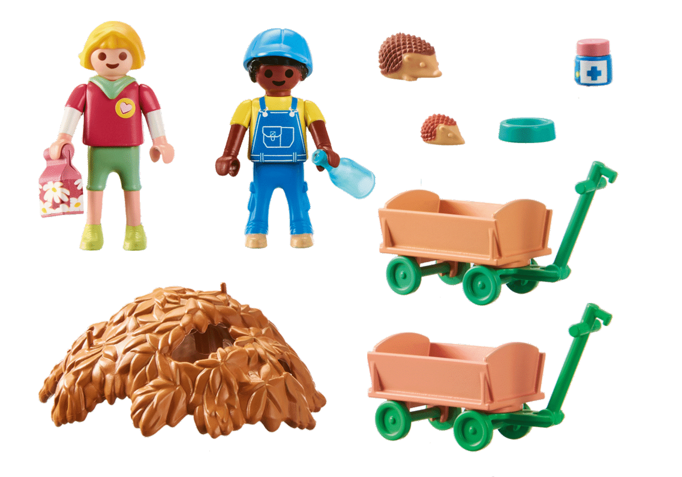 Playmobil 71512 Tiny House Children with Hedgehog family ไทนี่เฮ้าส์ เด็กกับเม่น - Image 3