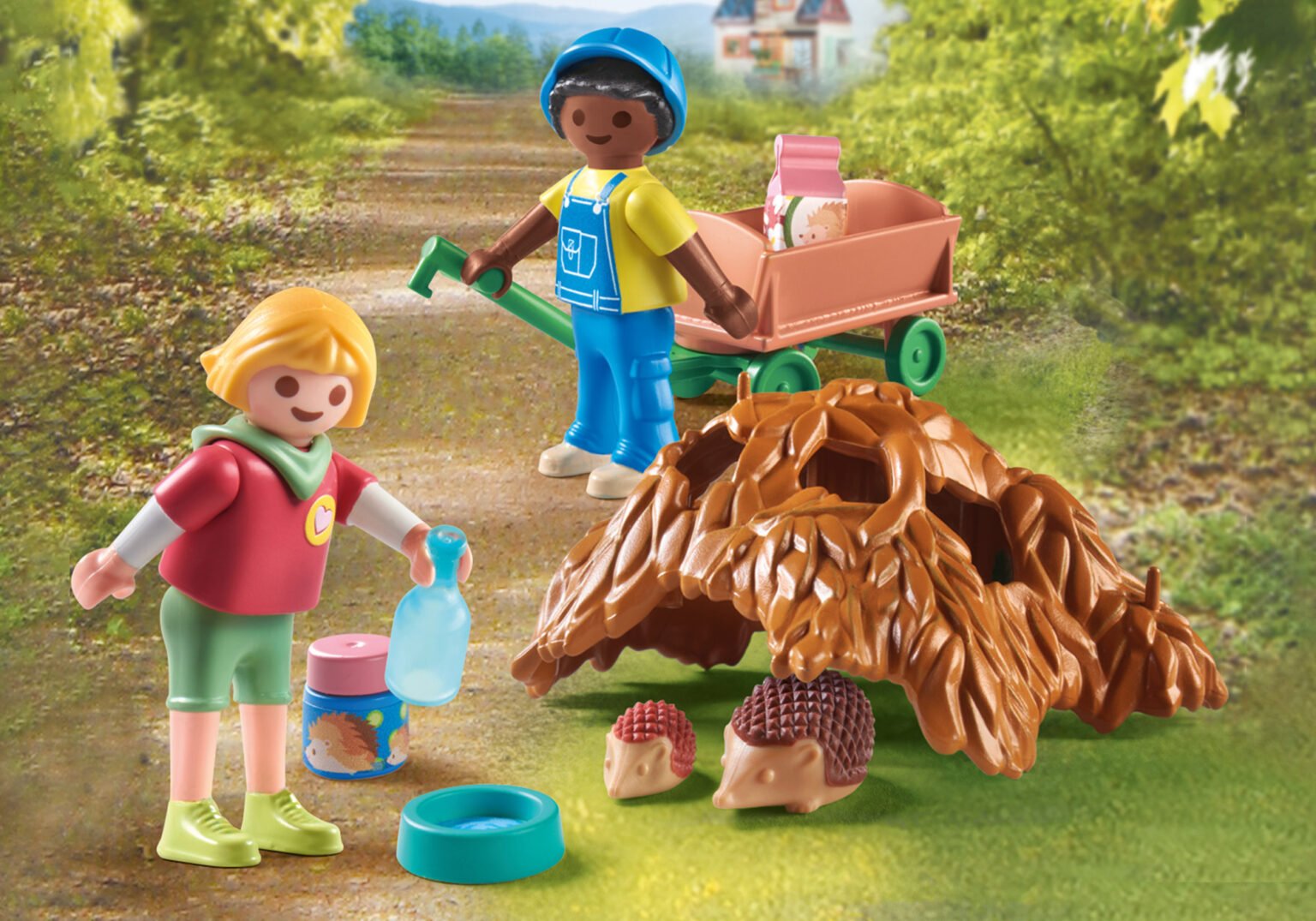 Playmobil 71512 Tiny House Children with Hedgehog family ไทนี่เฮ้าส์ เด็กกับเม่น