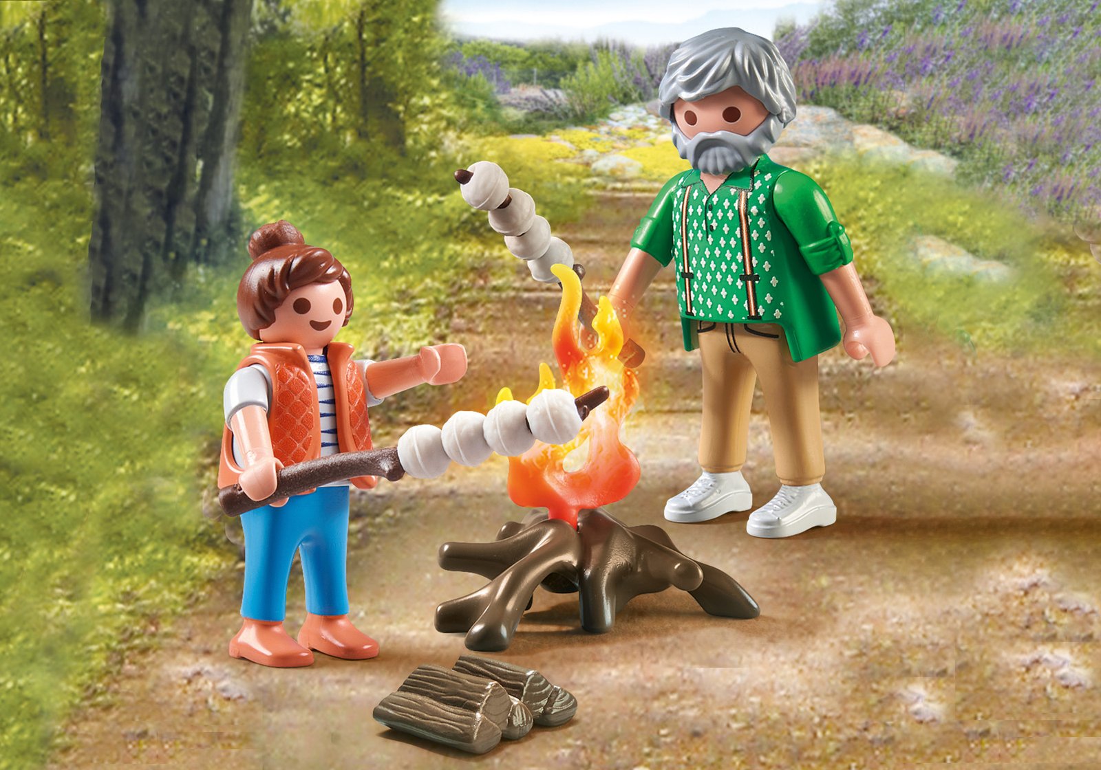 Playmobil 71513 Tiny House Campfire with Marshmallows ไทนี่เฮ้าส์ แคมป์ไฟกับมาร์ชเมลโลว์