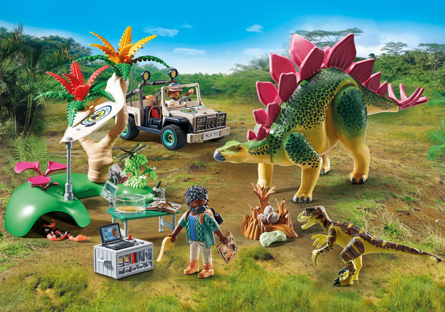 Playmobil 71523 Dinosaurs Research Camp with Dinos ไดโนเสาร์ ค่ายวิจัยกับไดโนเสาร์