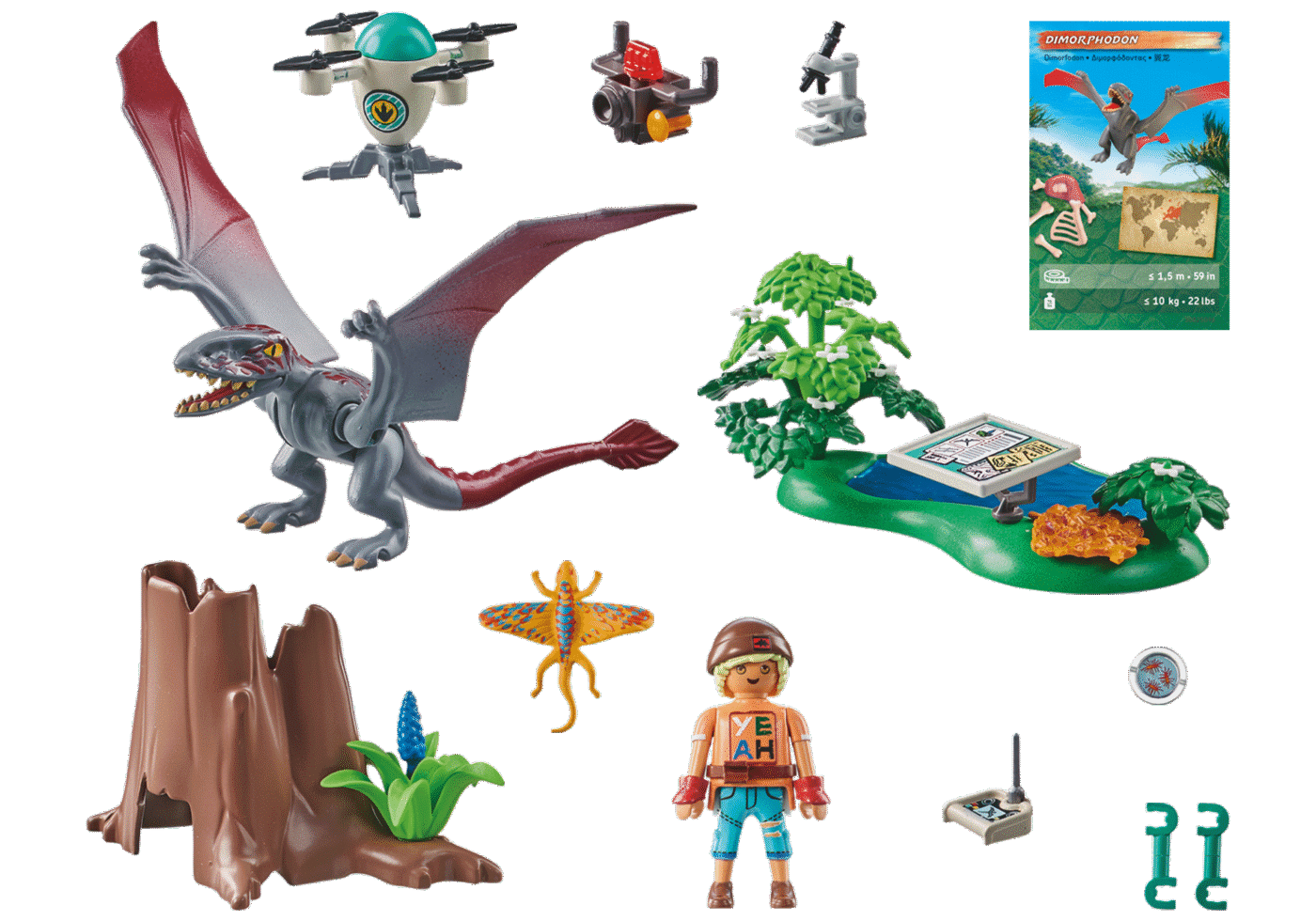 Playmobil 71525 Dinosaurs Observatory for Dimorphodon ไดโนเสาร์ จุดสังเกตการณ์ไดมอร์โฟดอน - Image 3