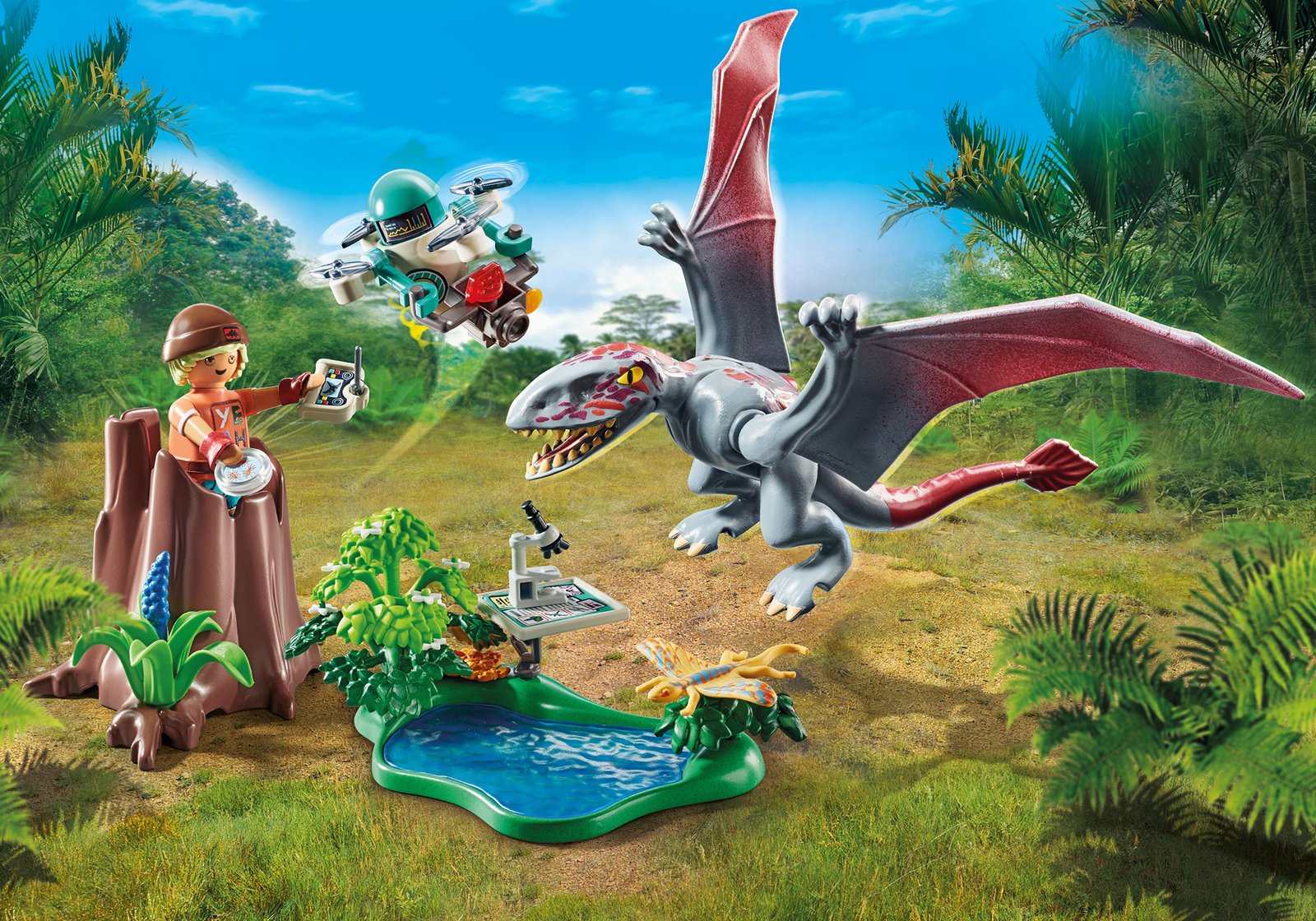 Playmobil 71525 Dinosaurs Observatory for Dimorphodon ไดโนเสาร์ จุดสังเกตการณ์ไดมอร์โฟดอน