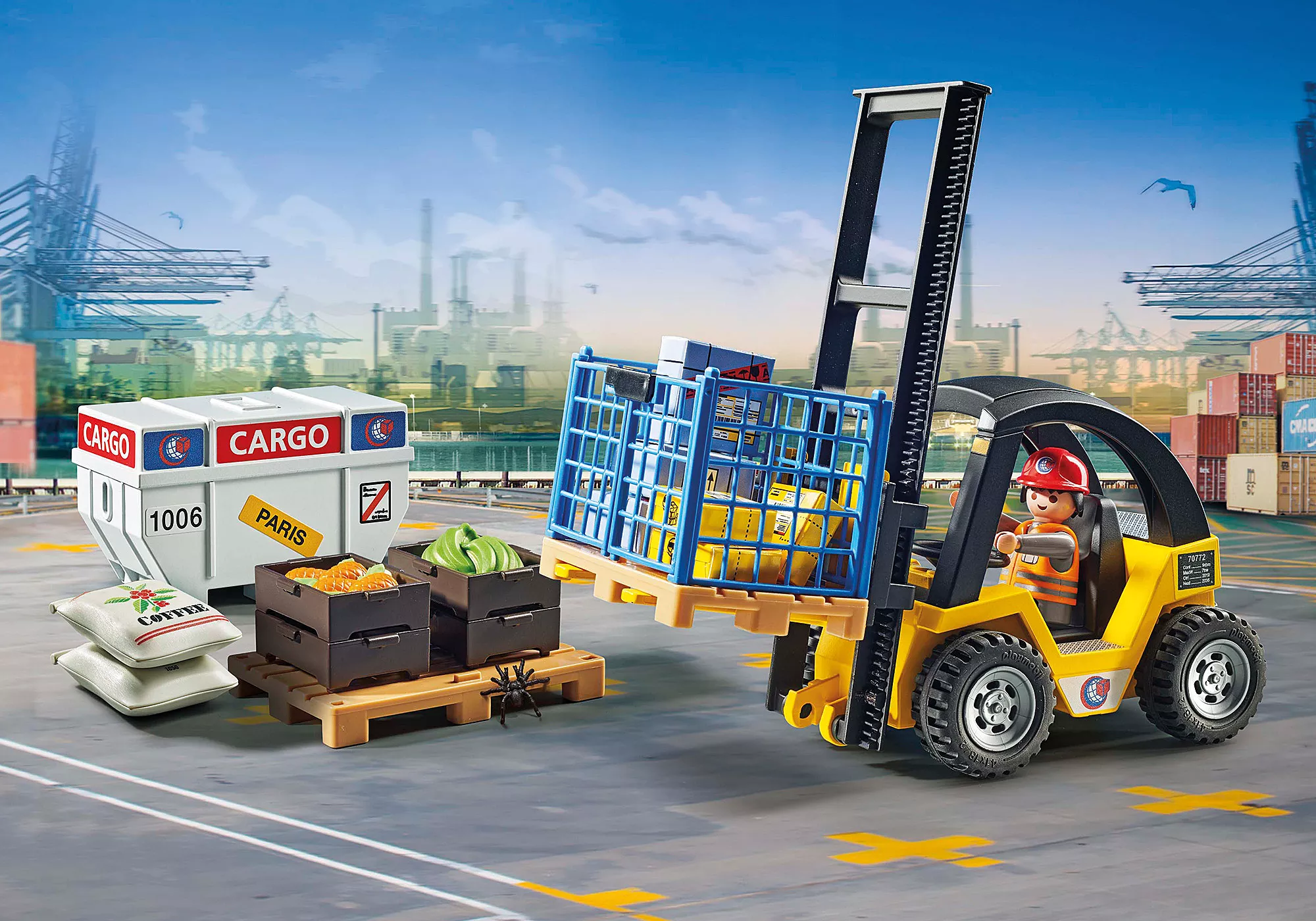 Playmobil 71528 Promo Packs Forklift Truck with Cargo โปรโมแพ็ค รถยกพร้อมสินค้า