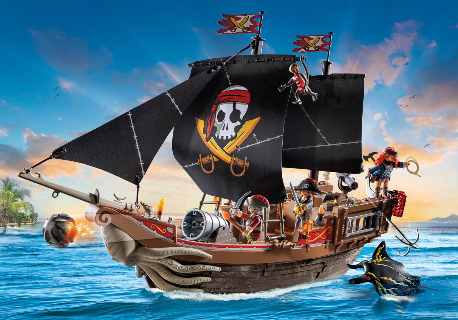 Playmobil 71530 Pirates Large Pirate Ship โจรสลัด เรือโจรสลัดลำใหญ่