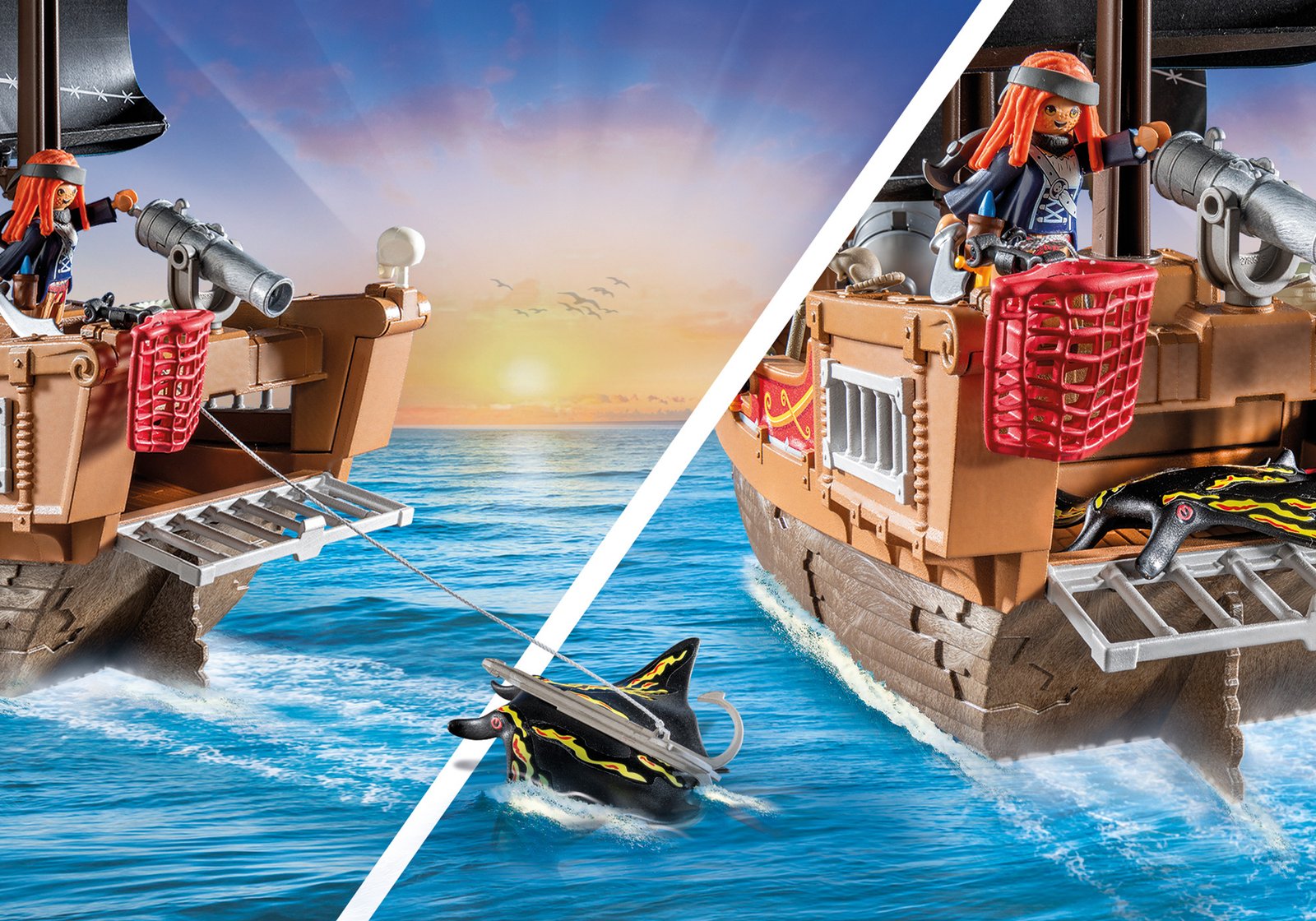 Playmobil 71530 Pirates Large Pirate Ship โจรสลัด เรือโจรสลัดลำใหญ่ - Image 5