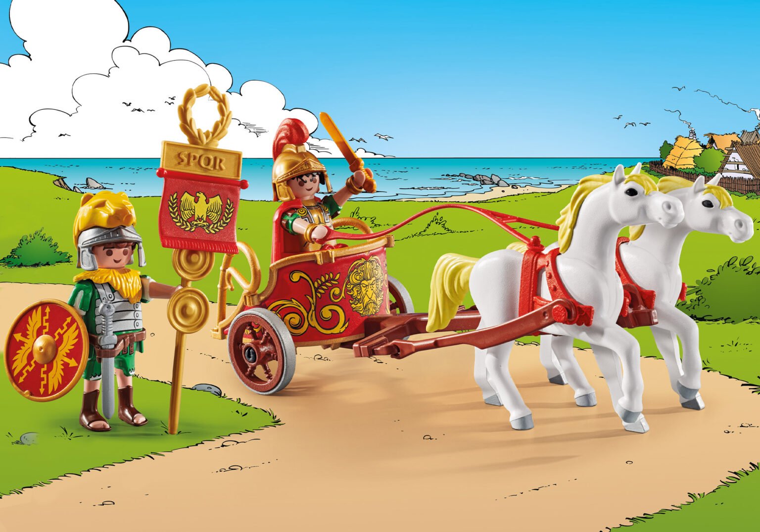 Playmobil 71543 Asterix: Roman Chariot แอสเทอริกซ์ รถม้าโรมัน