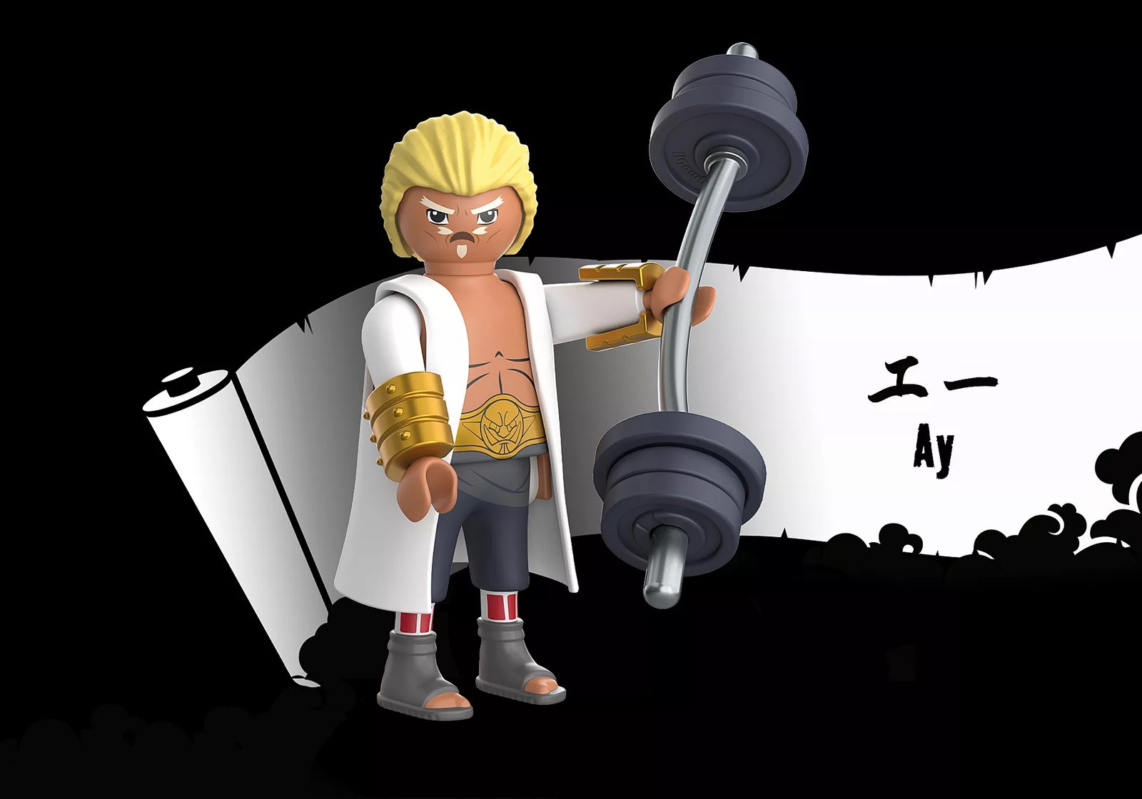 Playmobil 71557 Naruto: Fourth Raikage Ay Figure Set ของเล่นบทบาทสมมติ นารูโตะ: เอ ไรคาเงะรู่นที่ 4 ฟิกเกอร์เซ็ต