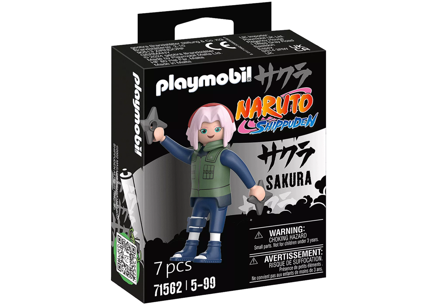 Alternative view of Playmobil 71562 Naruto: Sakura Fourth Great Ninja War Figure Set นารูโตะ: ซากุระชุดสงครามโลกนินจาครั้งที่ 4 ฟิกเกอร์เซ็ต