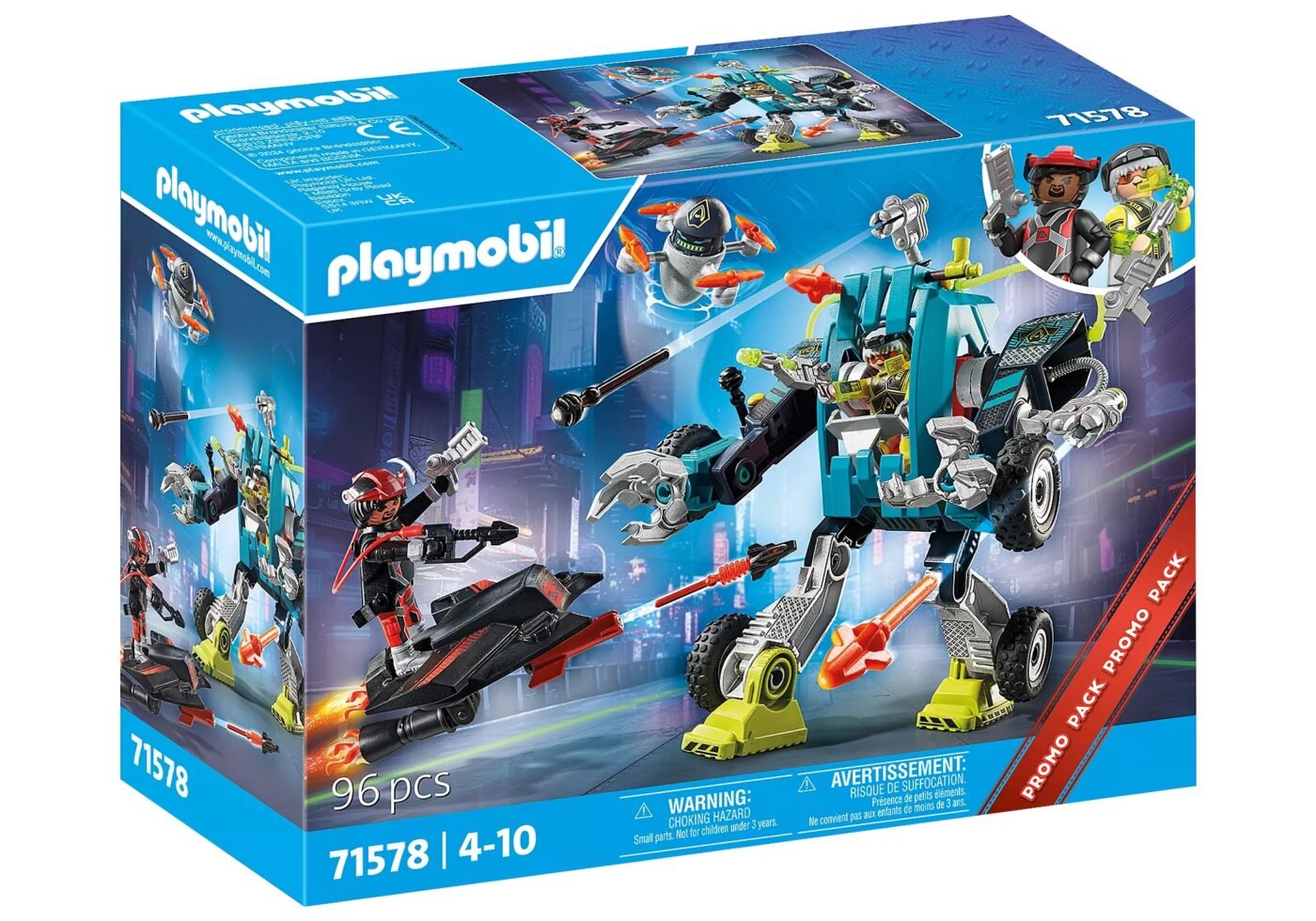 Alternative view of Playmobil 71578 Promo Packs Robot vs. glider โปรโมแพ็ค หุ่นยนต์ปะทะเครื่องร่อน