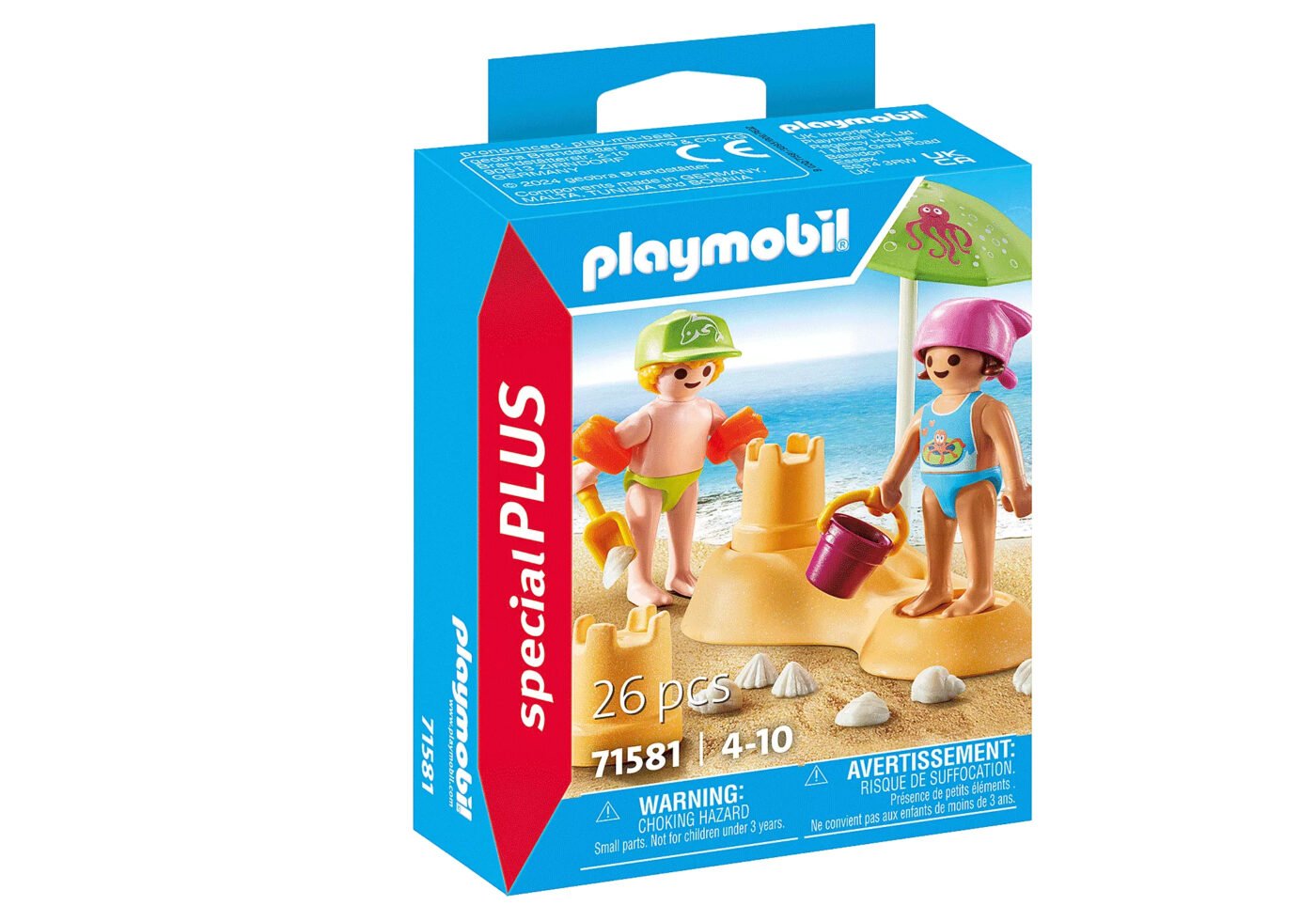 Alternative view of Playmobil 71581 Special Plus Kids with sand castle สเปเชียล เด็กๆ กับปราสาททราย