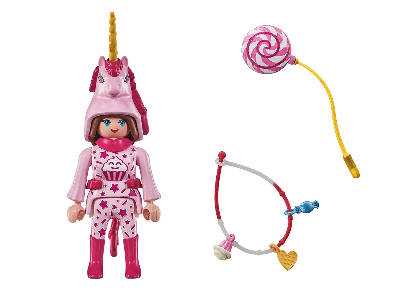 Playmobil 71583 Special Plus Sweets Unicorn สเปเชียล ผู้หญิงกับชุดยูนิคอร์นขนมหวาน - Image 3