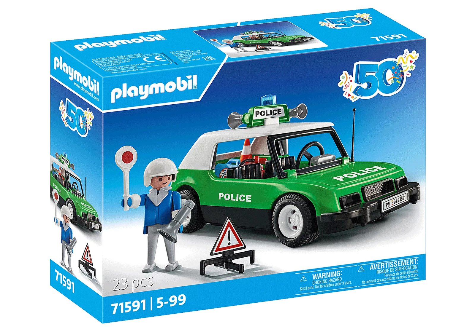 Playmobil 71591 50th Years Classic Police Car 50 ปี รถตำรวจคลาสสิก - Image 2