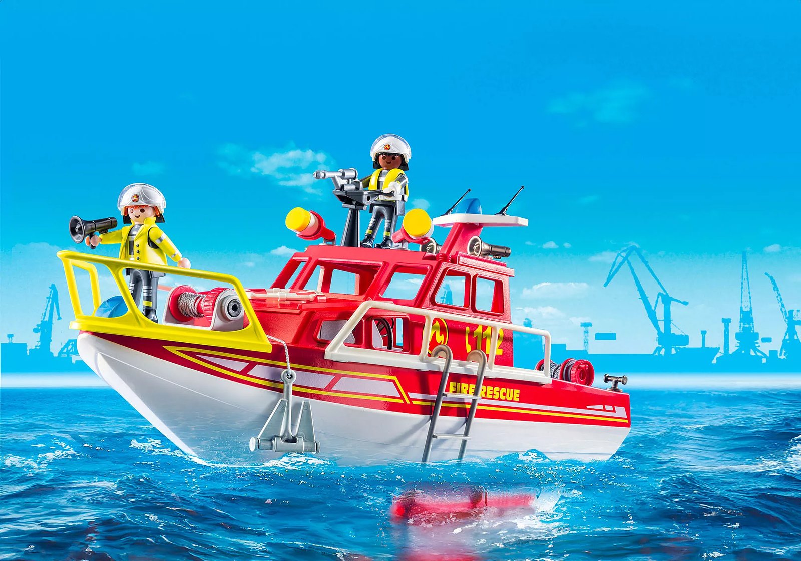 Playmobil 71598 50th Years Fire Rescue Boat 50 ปี เรือกู้ภัยดับเพลิง