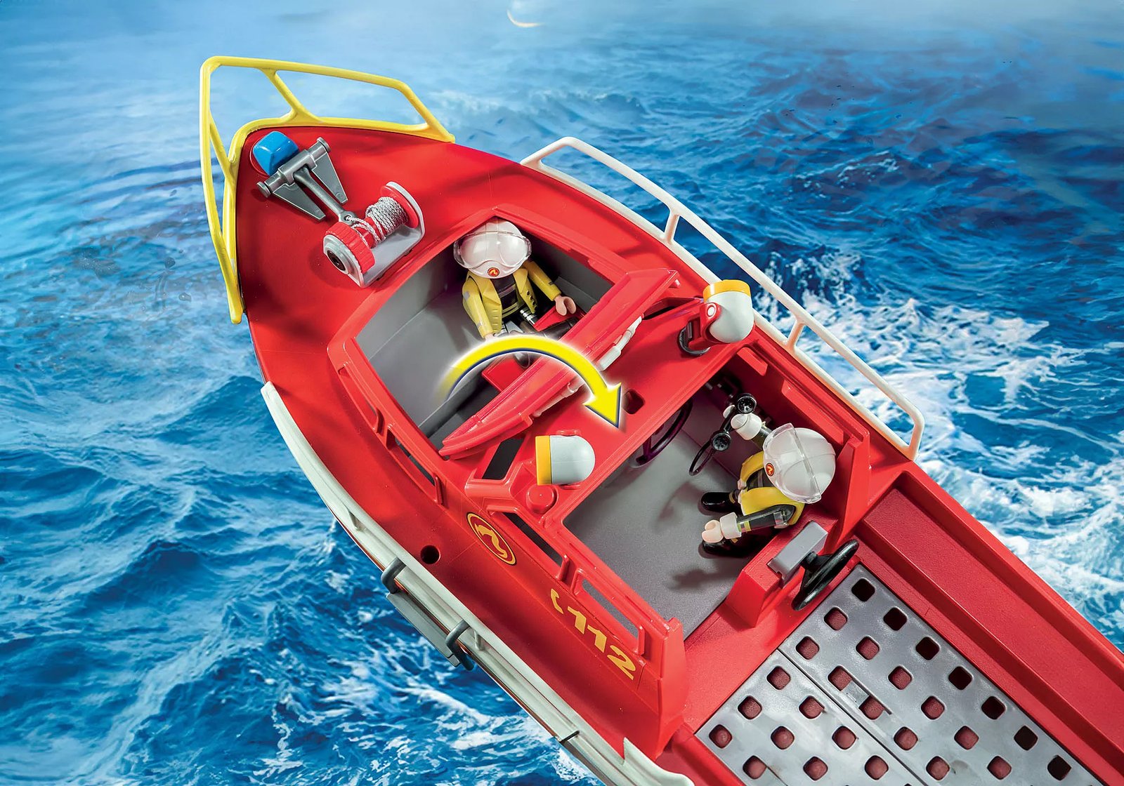 Playmobil 71598 50th Years Fire Rescue Boat 50 ปี เรือกู้ภัยดับเพลิง - Image 4