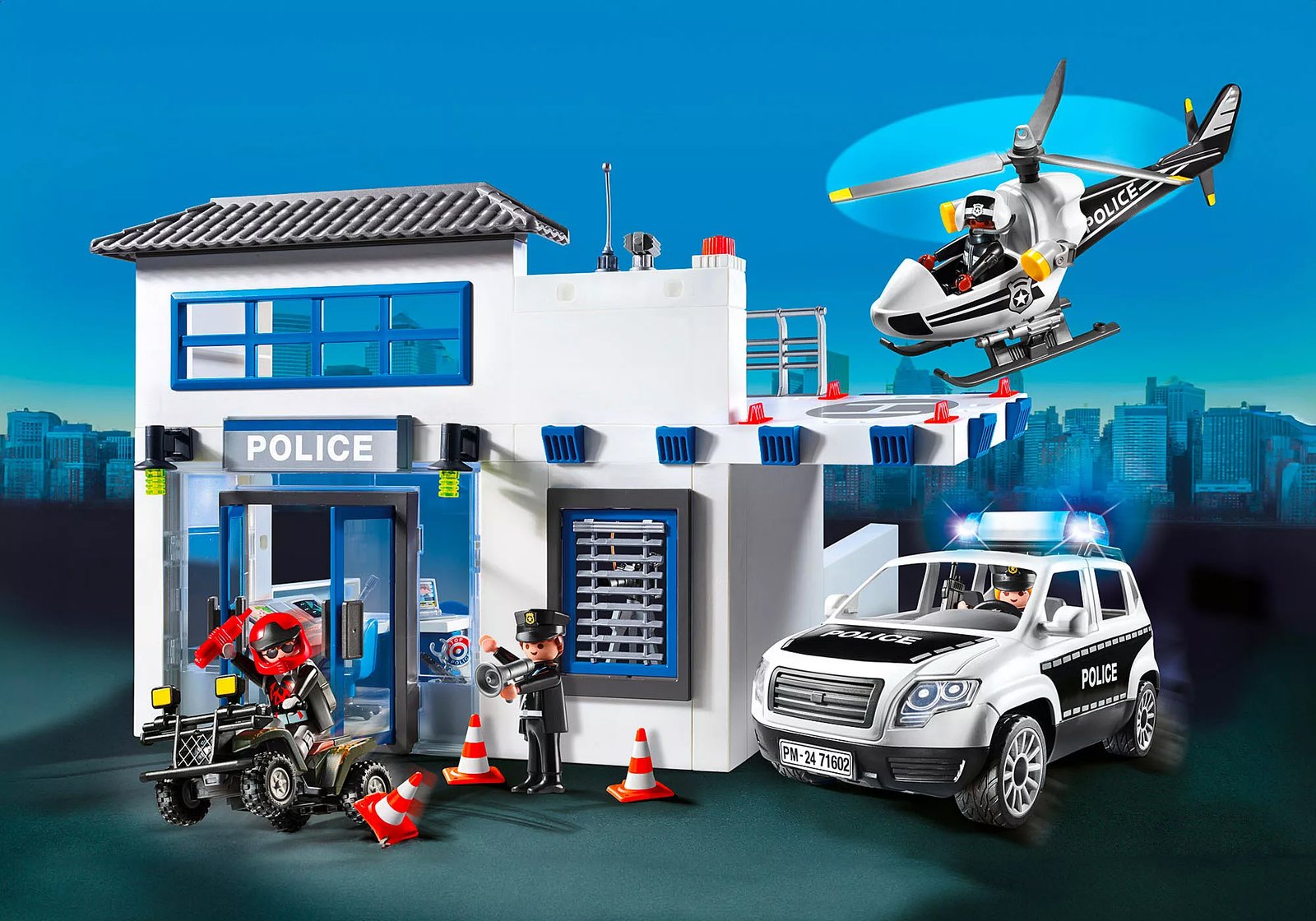 Playmobil 71602 50th Years Police Station 50 ปี เซ็ตสถานีและรถตำรวจ
