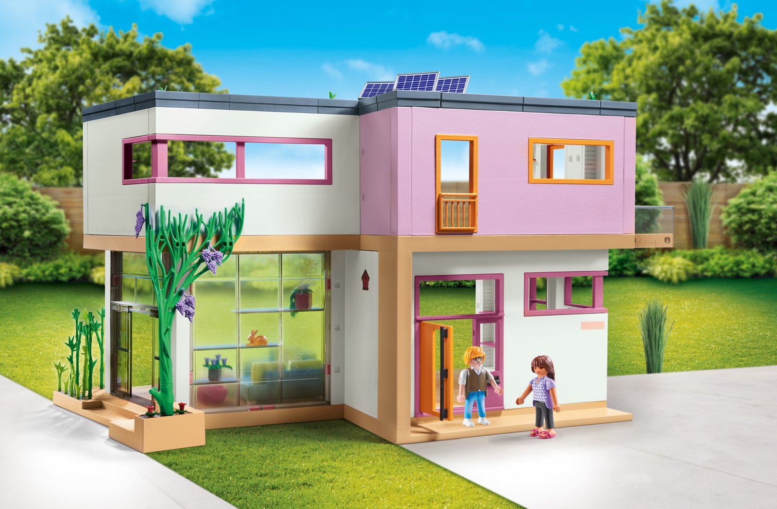 Playmobil 71607 Living House ของเล่นบทบาทสมมติ ลิฟวิ่งเฮาส์ บ้านสไตล์บาวเฮาส์