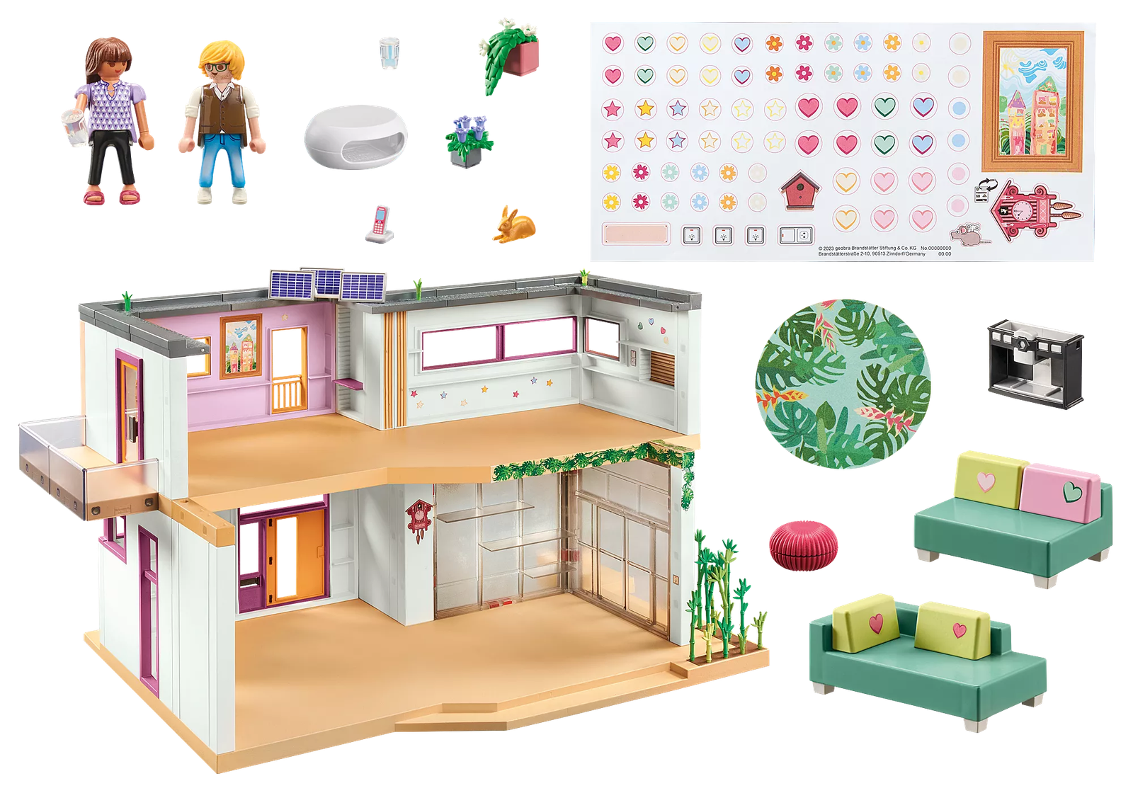 Playmobil 71607 Living House ของเล่นบทบาทสมมติ ลิฟวิ่งเฮาส์ บ้านสไตล์บาวเฮาส์ - Image 3