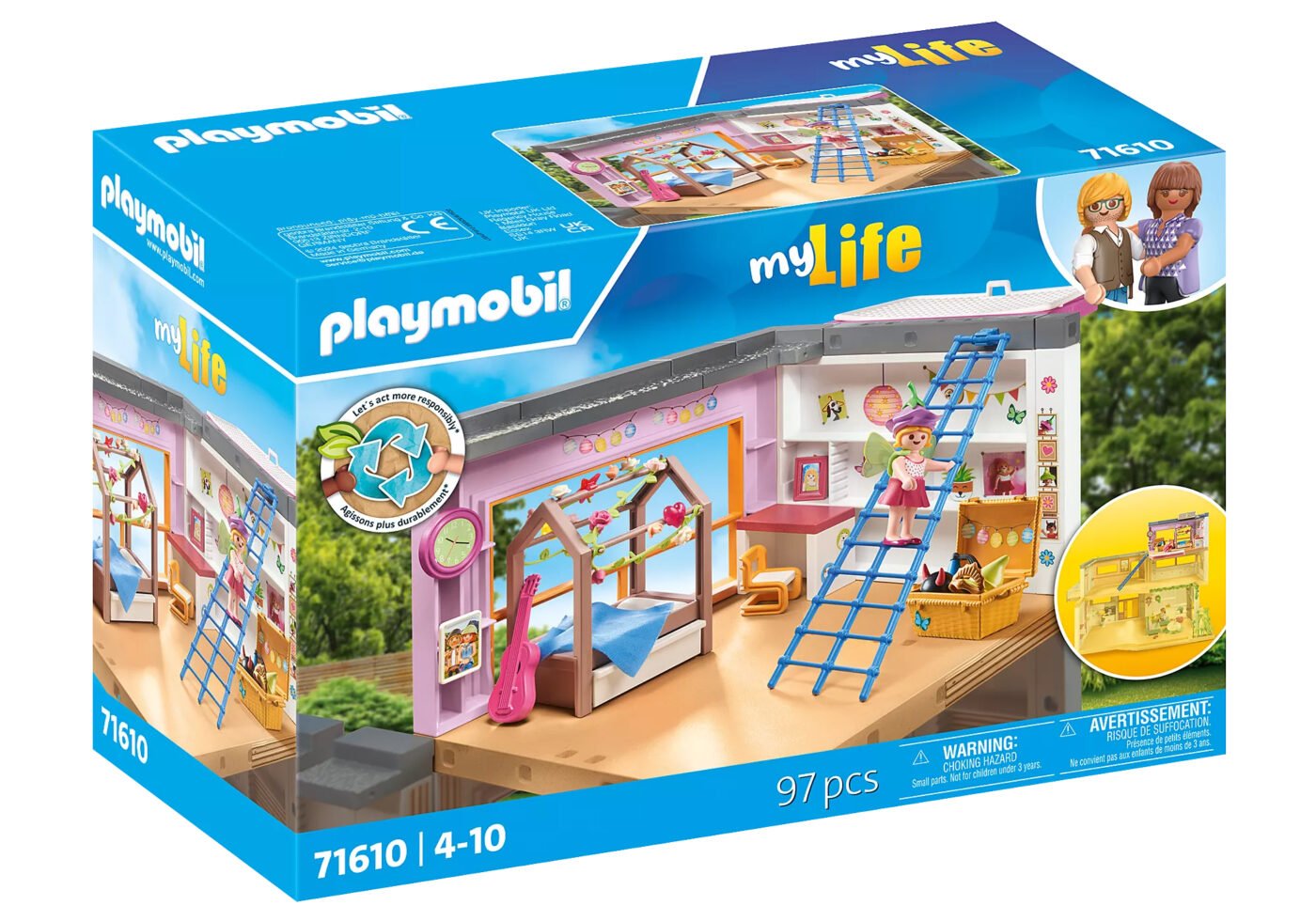 Alternative view of Playmobil 71610 Living House Children's Room ลิฟวิ่งเฮาส์ ห้องเด็ก