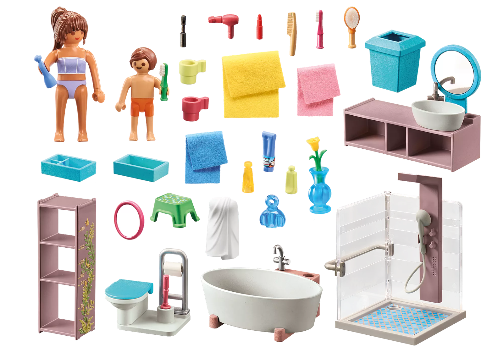 Playmobil 71611 Living House Bathroom ลิฟวิ่งเฮาส์ ห้องน้ำ - Image 3