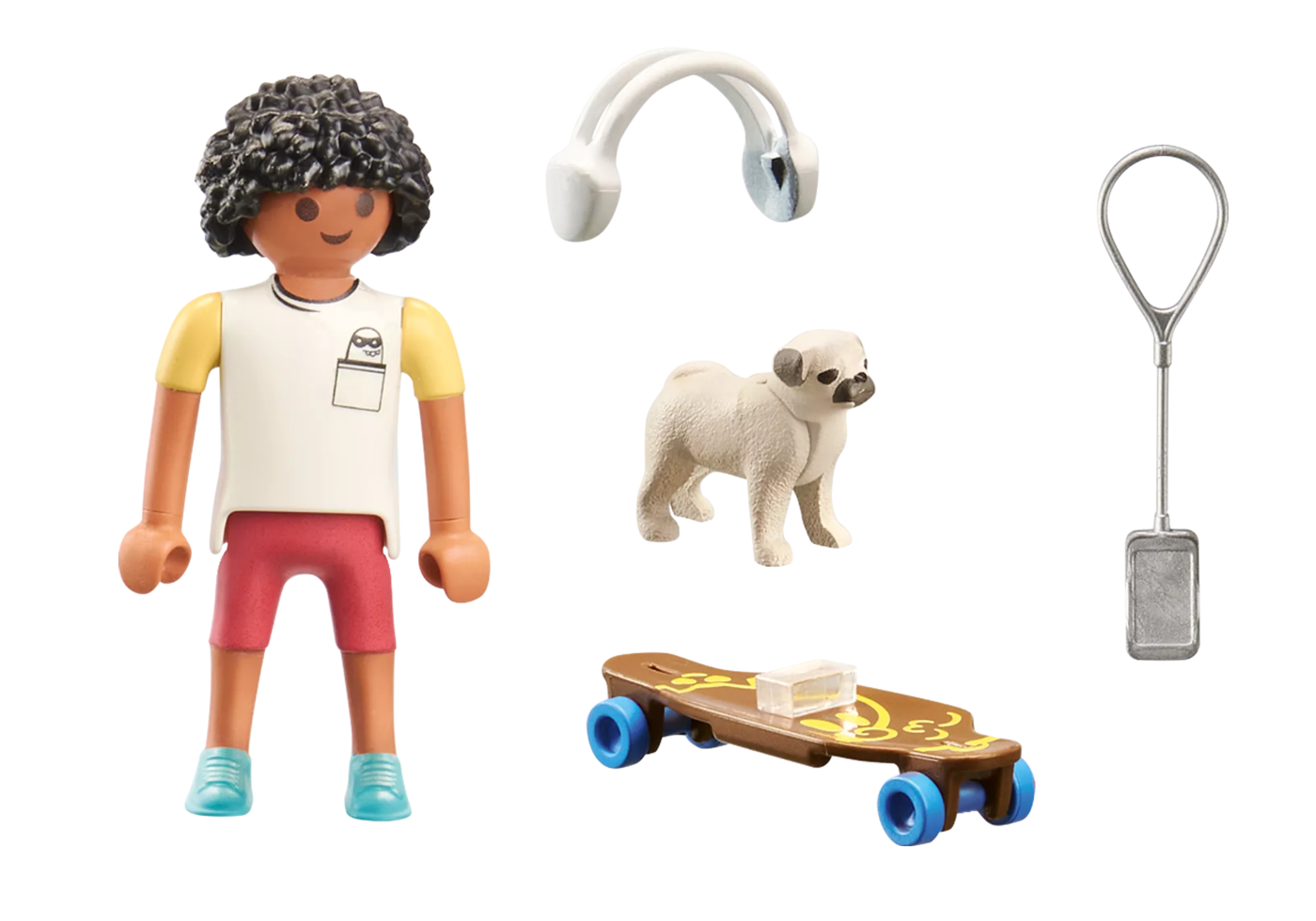 Playmobil 71612 Living House Skateboarder with Dog ลิฟวิ่งเฮาส์ นักเล่นสเก็ตบอร์ดกับสุนัข - Image 3