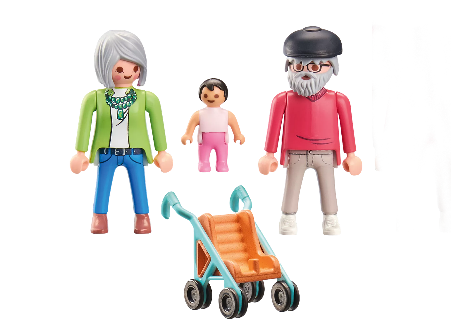 Playmobil 71613 Living House Grandparents with Baby ลิฟวิ่งเฮาส์ ตายายกับทารก - Image 2