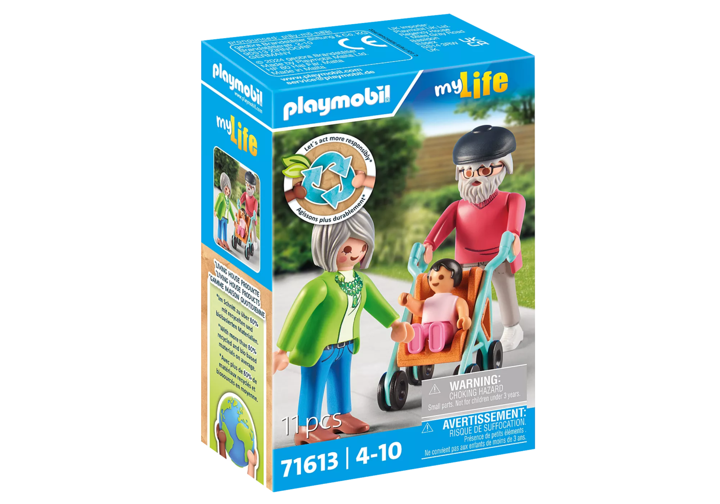 Playmobil 71613 Living House Grandparents with Baby ลิฟวิ่งเฮาส์ ตายายกับทารก - Image 3