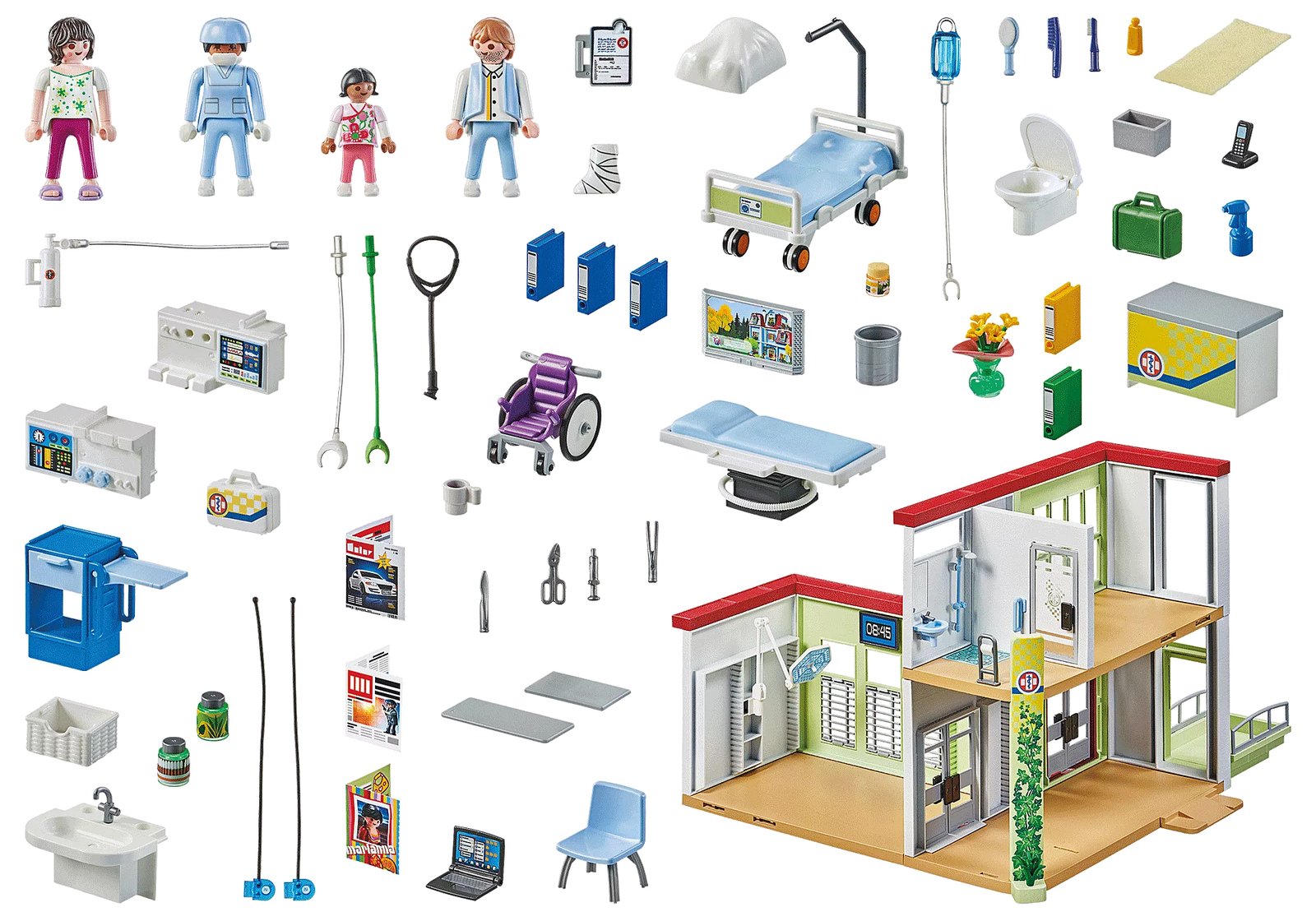 Playmobil 71615 Modern Hospital โรงพยาบาล โรงพยาบาลสมัยใหม่ - Image 3