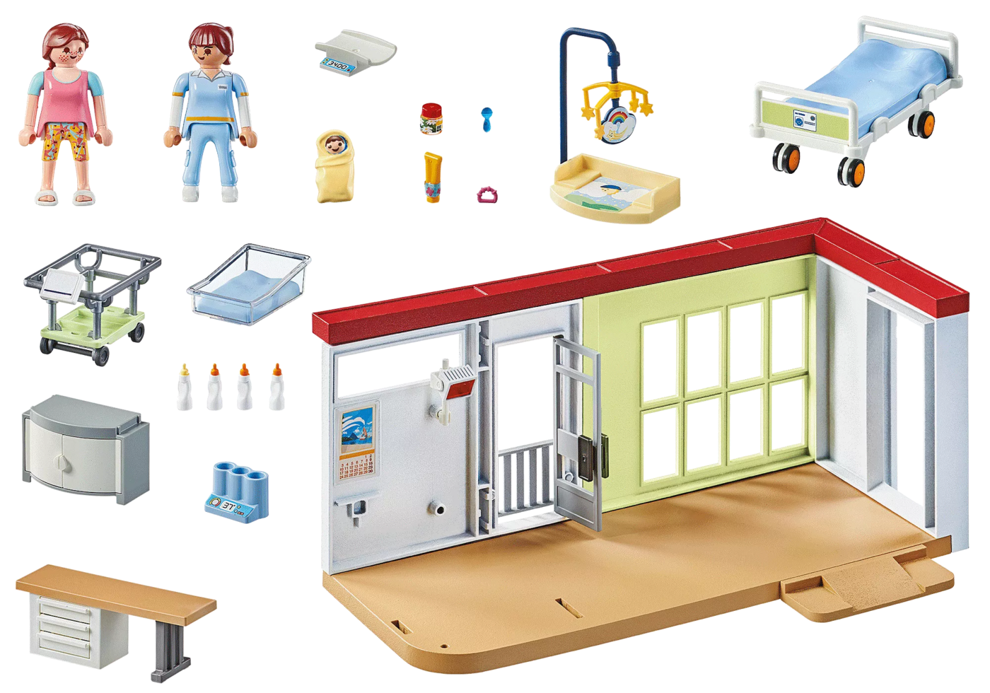 Playmobil 71616 Hospital Maternity ward โรงพยาบาล แผนกคลอดบุตร - Image 3
