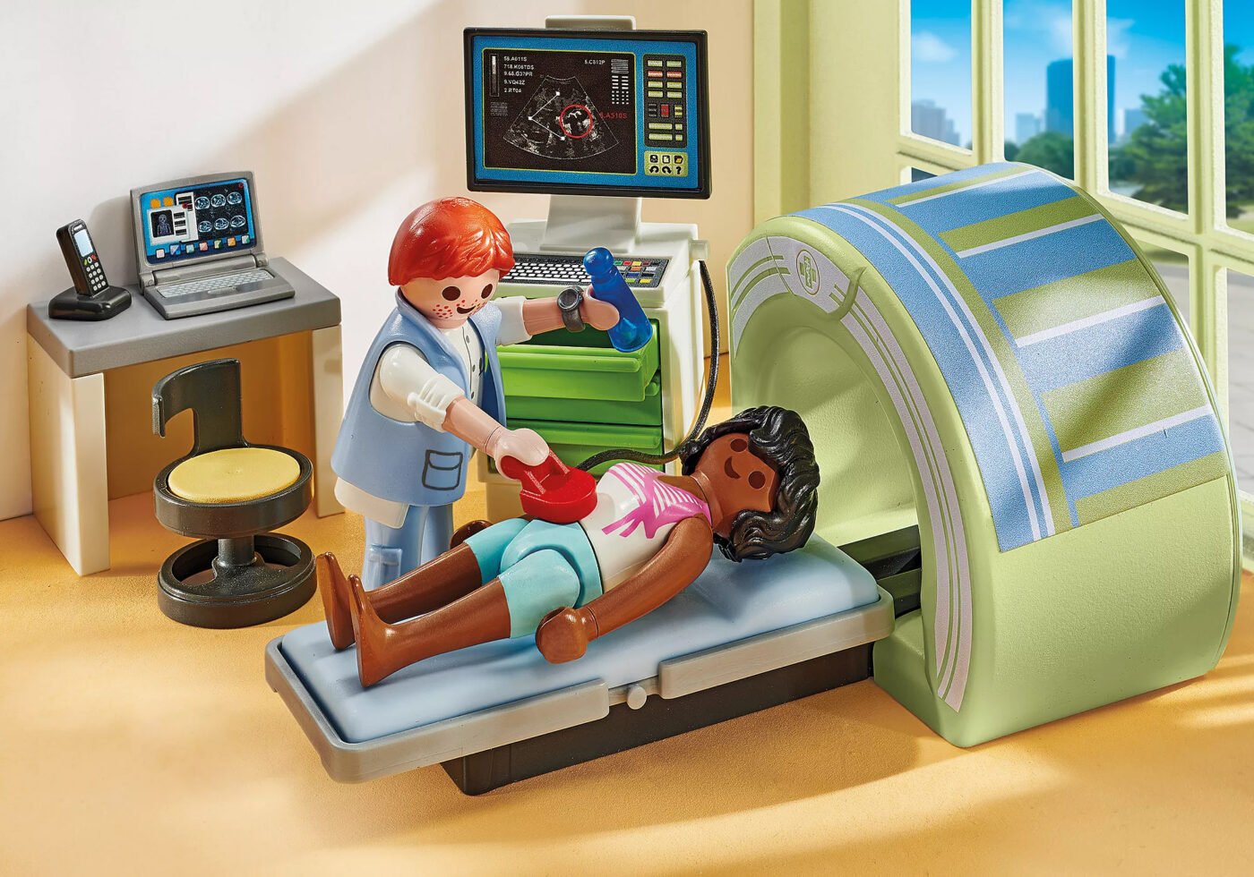 Playmobil 71618 Hospital MRI with child โรงพยาบาล MRI และคนไข้ - Image 4