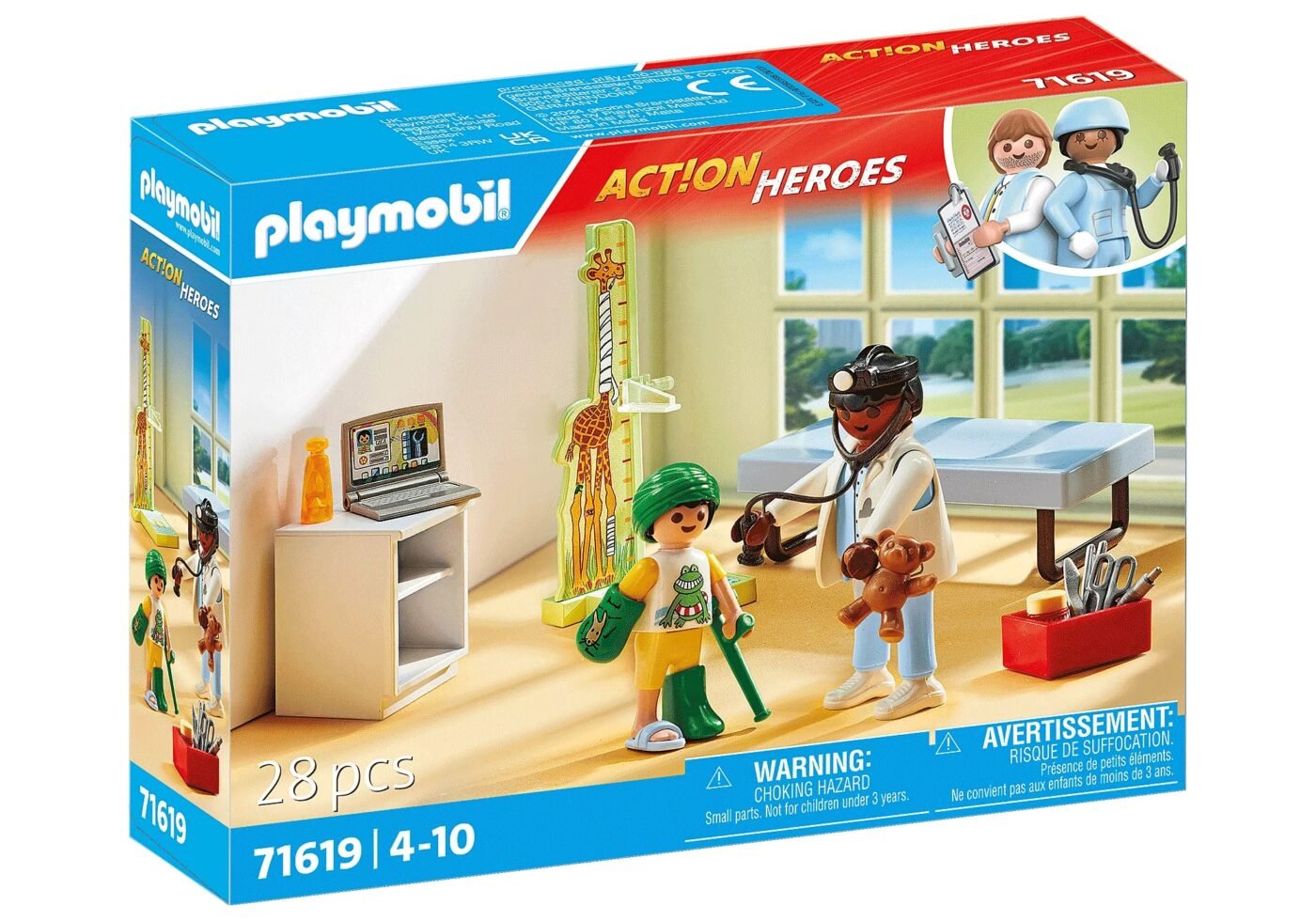 Alternative view of Playmobil 71619 Hospital Pediatrician with Teddy Bear โรงพยาบาล กุมารแพทย์กับหมีเท็ดดี้