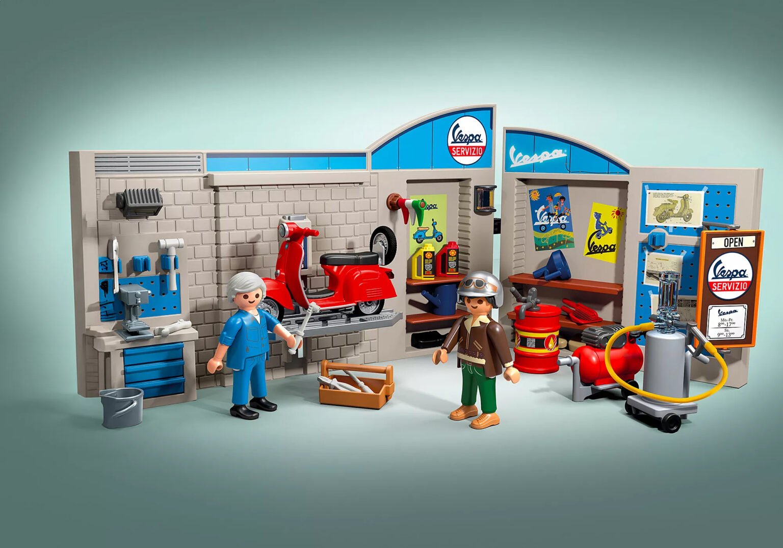 Playmobil 71620 Vespa 60s Garage เวสป้า เวิร์กช็อปเวสป้า ยุค 60