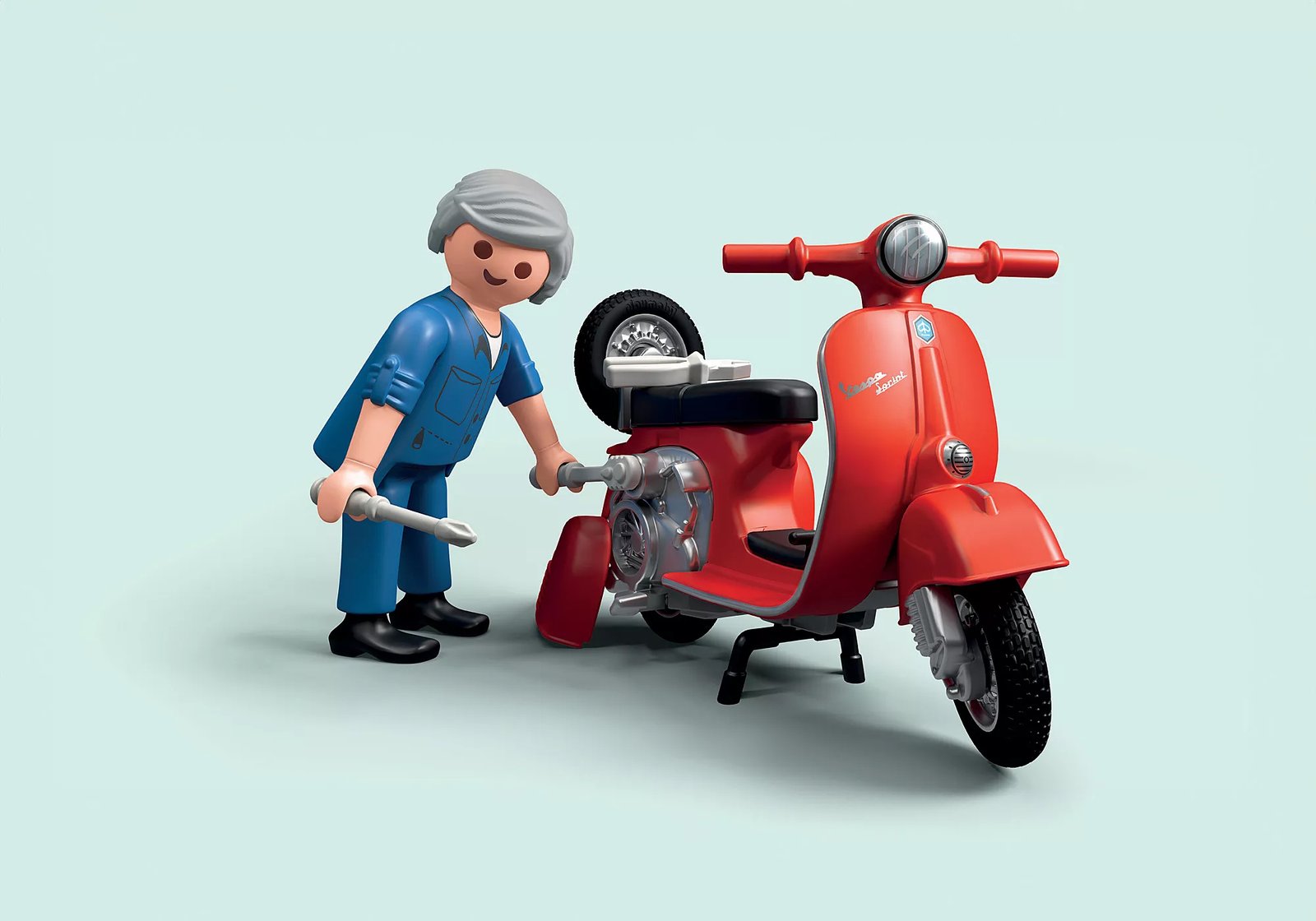 Playmobil 71620 Vespa 60s Garage เวสป้า เวิร์กช็อปเวสป้า ยุค 60 - Image 7