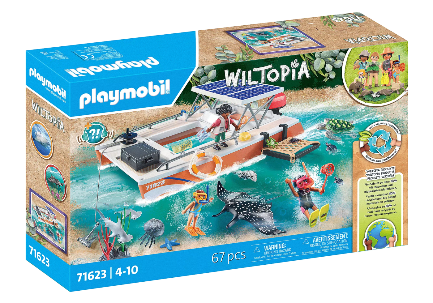 Alternative view of Playmobil 71623 Wiltopia Coral Reef Examination วิลโทเปีย การสำรวจแนวปะการัง