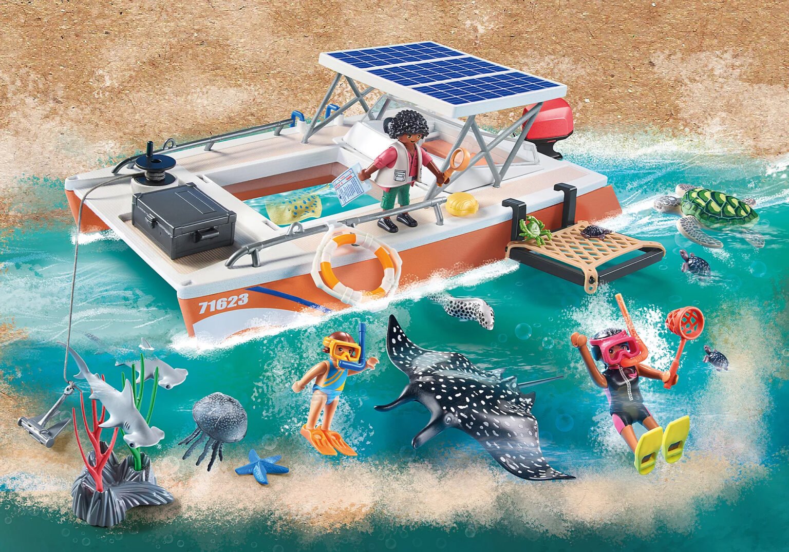 Playmobil 71623 Wiltopia Coral Reef Examination วิลโทเปีย การสำรวจแนวปะการัง
