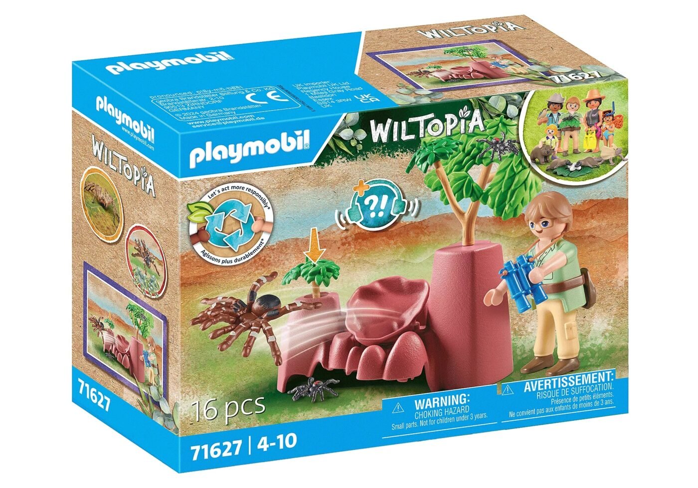 Alternative view of Playmobil 71627 Wiltopia Spider Rocks วิลโทเปีย แมงมุมหิน
