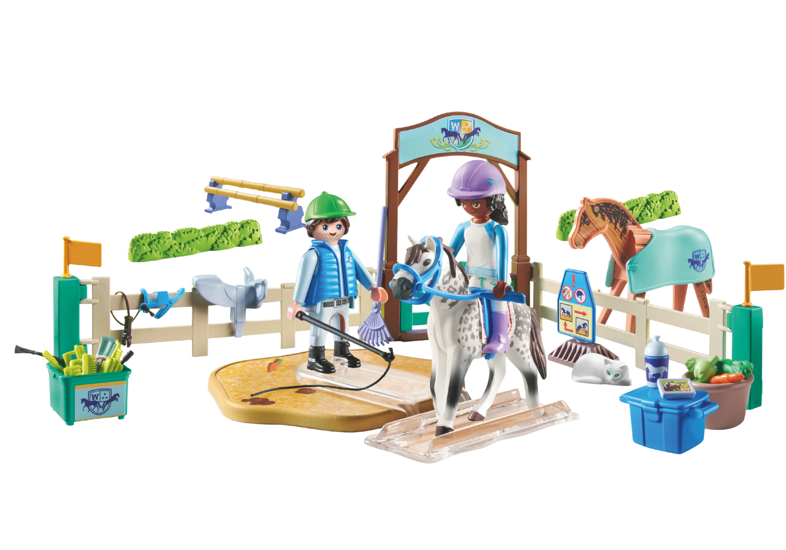 Playmobil 71637 Horses of Waterfall Modern riding school ม้าแห่งวอเตอร์ฟอลล์ โรงเรียนขี่ม้าสมัยใหม่ - Image 3