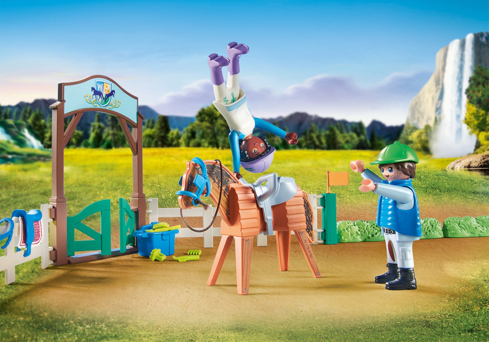 Playmobil 71637 Horses of Waterfall Modern riding school ม้าแห่งวอเตอร์ฟอลล์ โรงเรียนขี่ม้าสมัยใหม่ - Image 5