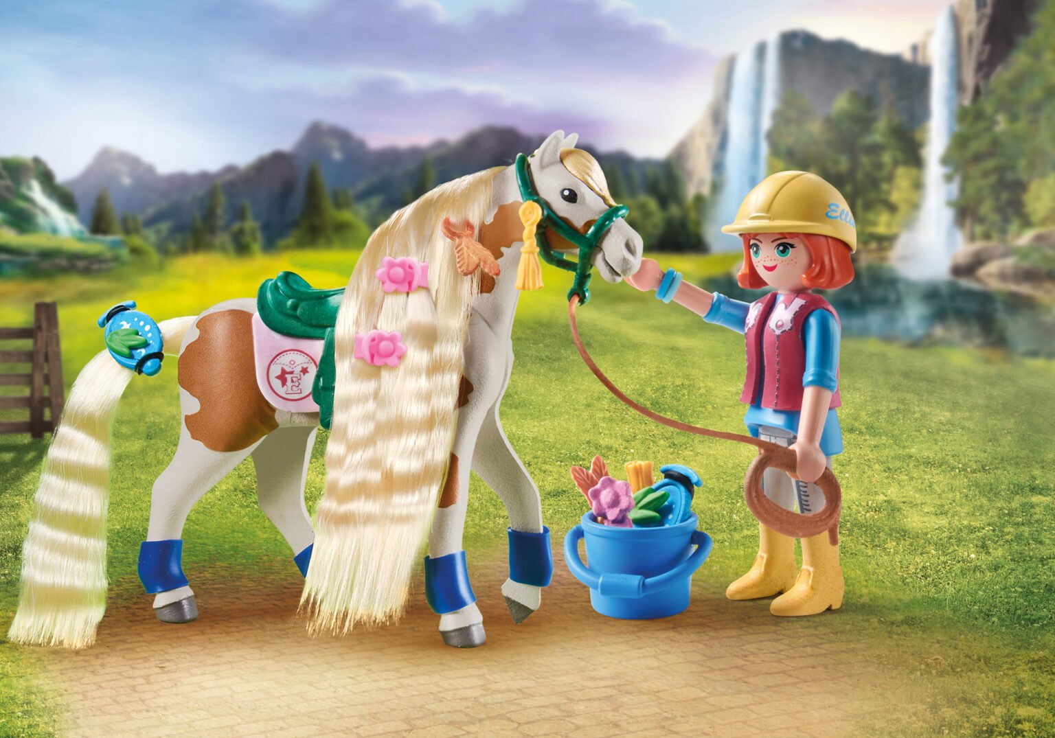 Playmobil 71639 Horses of Waterfall Ellie with Horse ม้าแห่งวอเตอร์ฟอลล์ เอลลี่กับม้าคู่ใจ