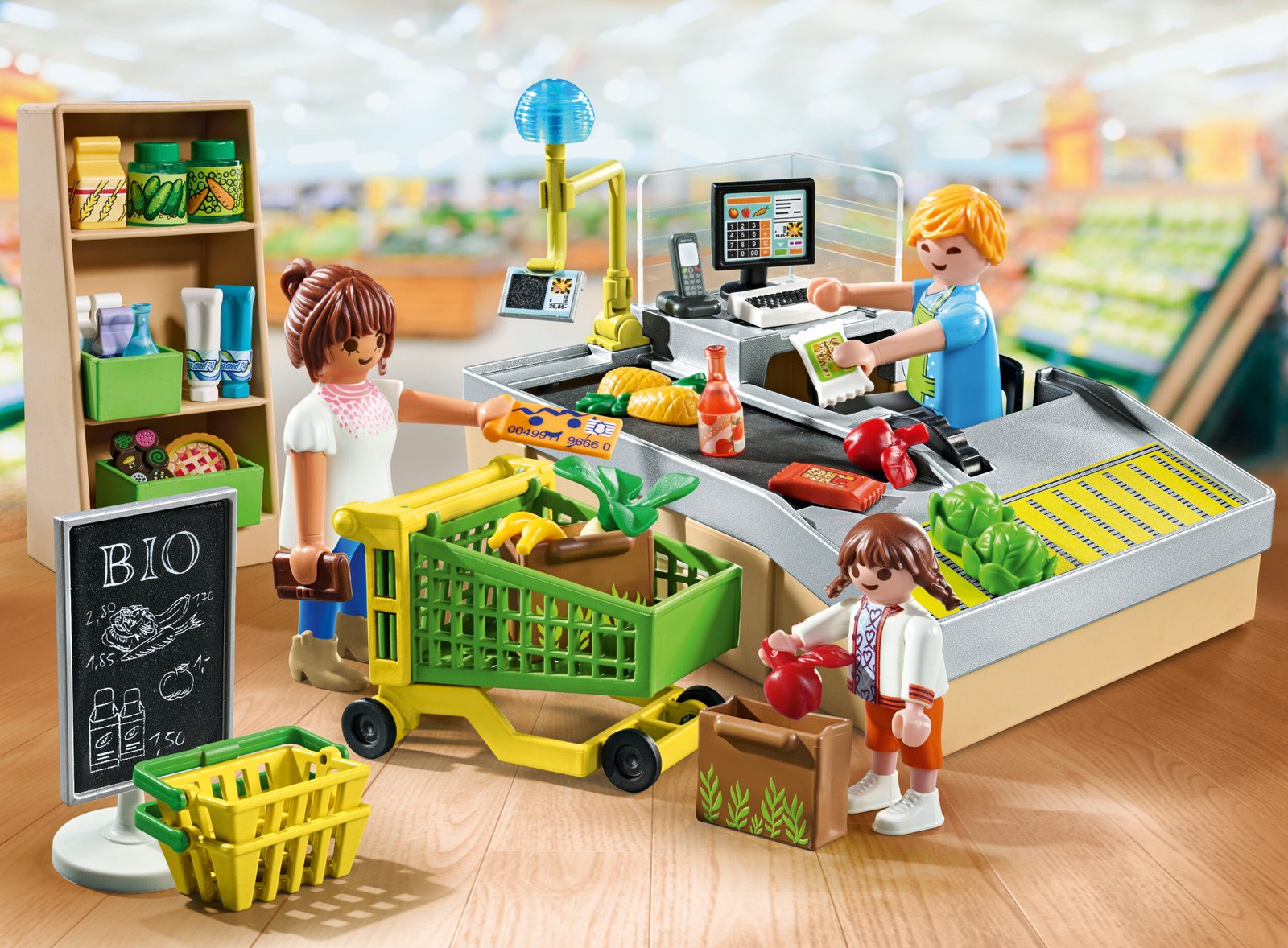 Playmobil 71648 Promo Pack Organic supermarket โปรโมแพ็ค ซูเปอร์มาร์เก็ตออร์แกนิค