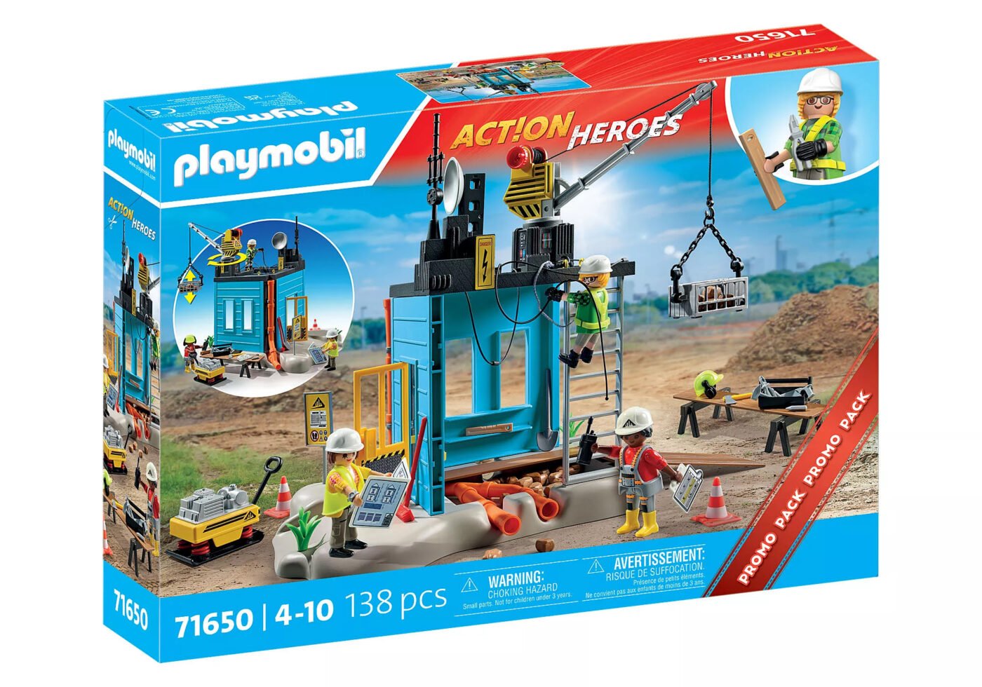 Alternative view of Playmobil 71650 Promo Pack Construction site โปรโมแพ็ค ไซต์ก่อสร้าง
