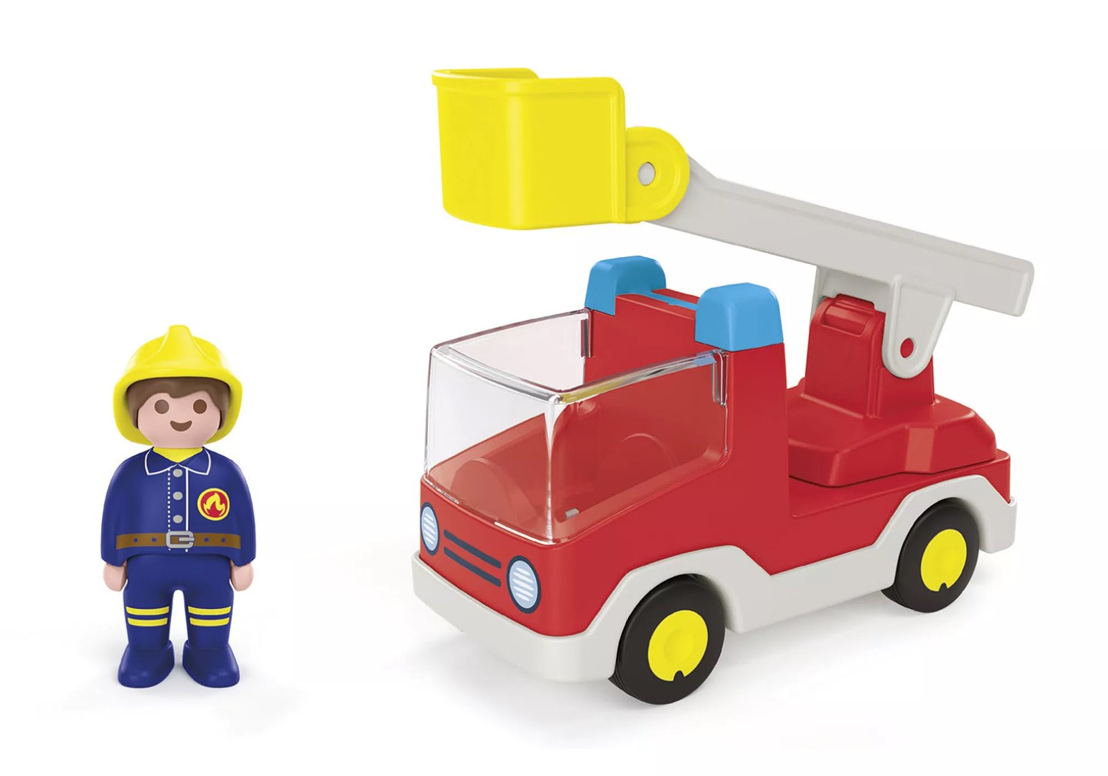 Playmobil 71683 JUNIOR: Ladder Unit Fire Truck จูเนียร์ รถดับเพลิงพร้อมบันได - Image 3