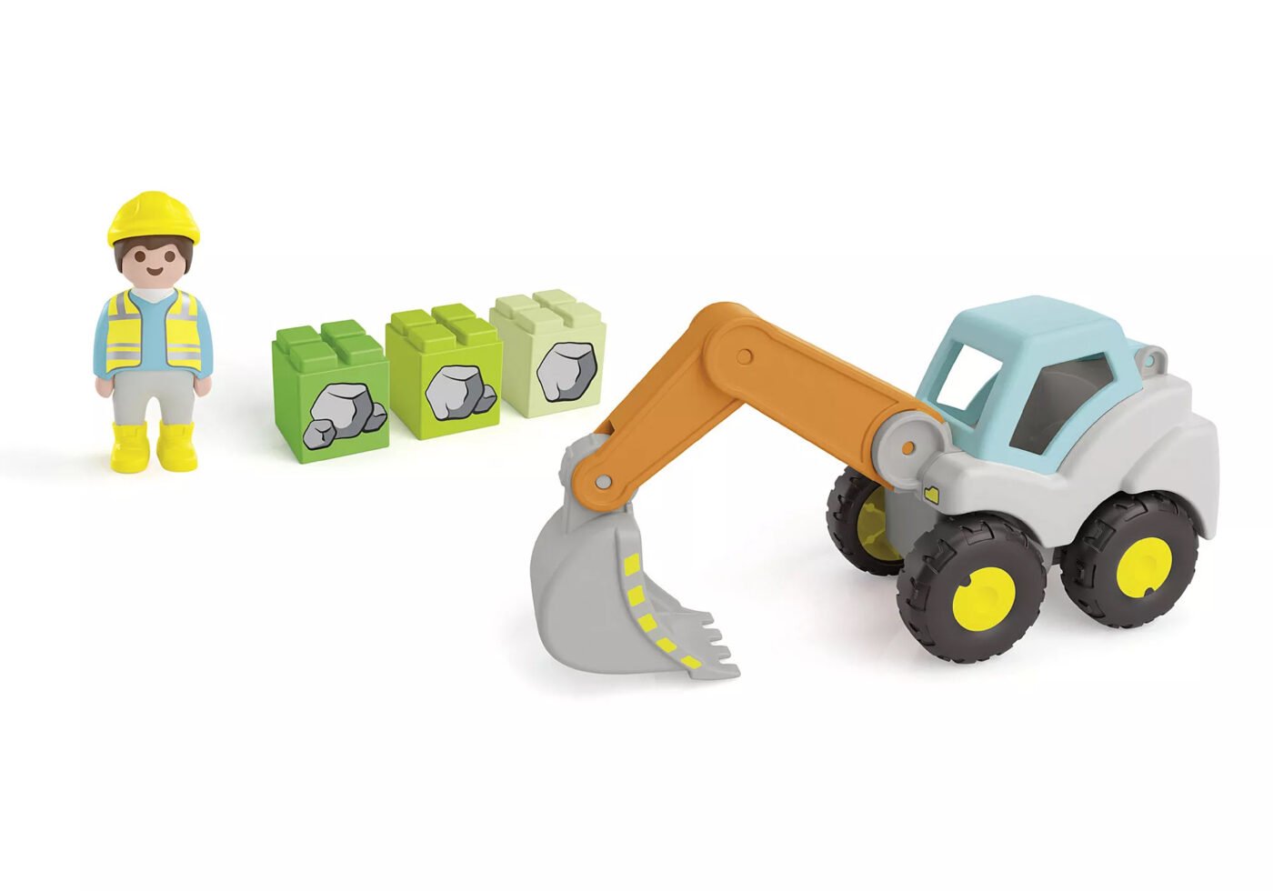 Playmobil 71684 JUNIOR: Shovel Excavator จูเนียร์ รถขุดตัก - Image 3